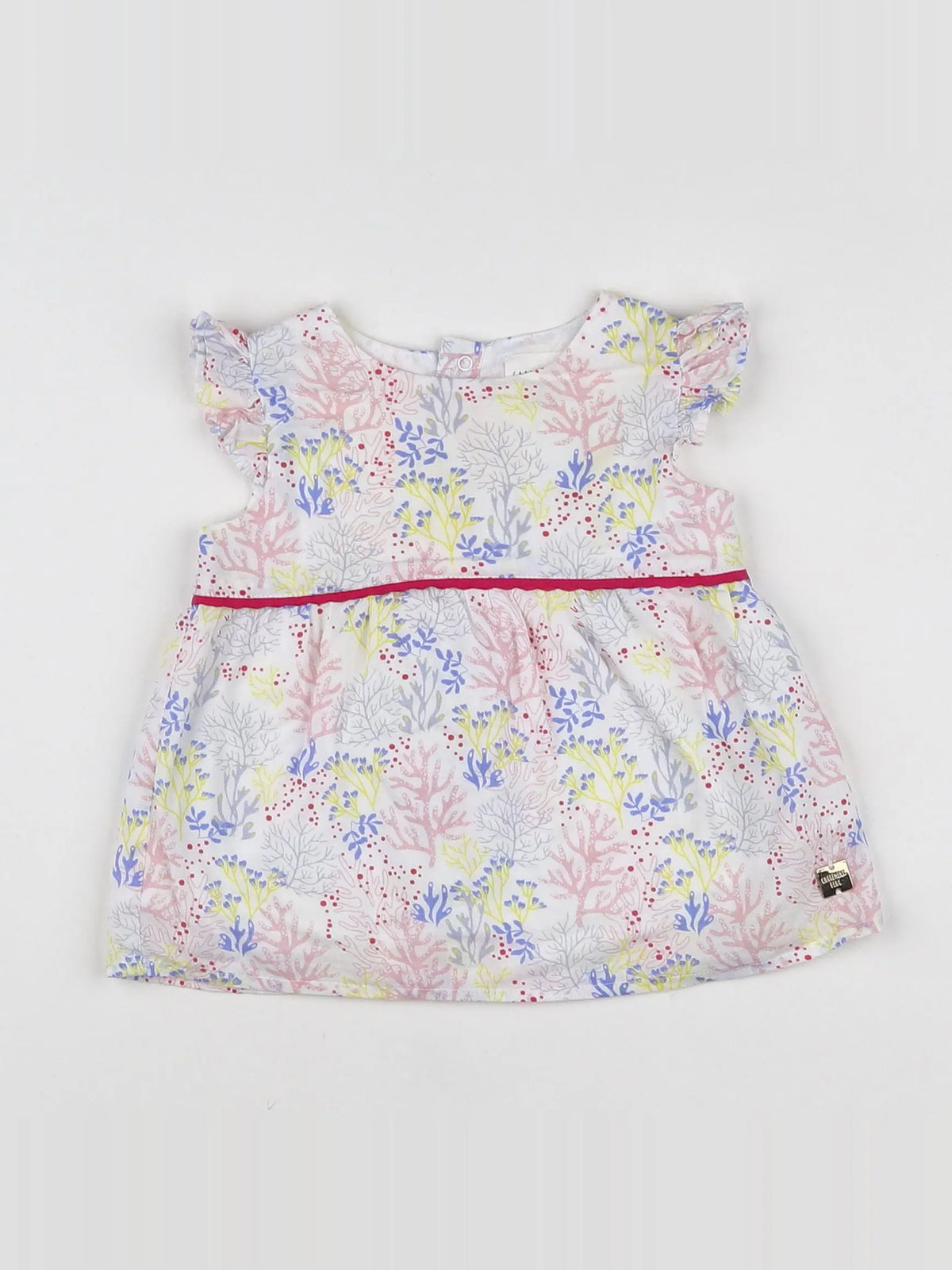 Carrément Beau - blouse multicolore - 12 mois