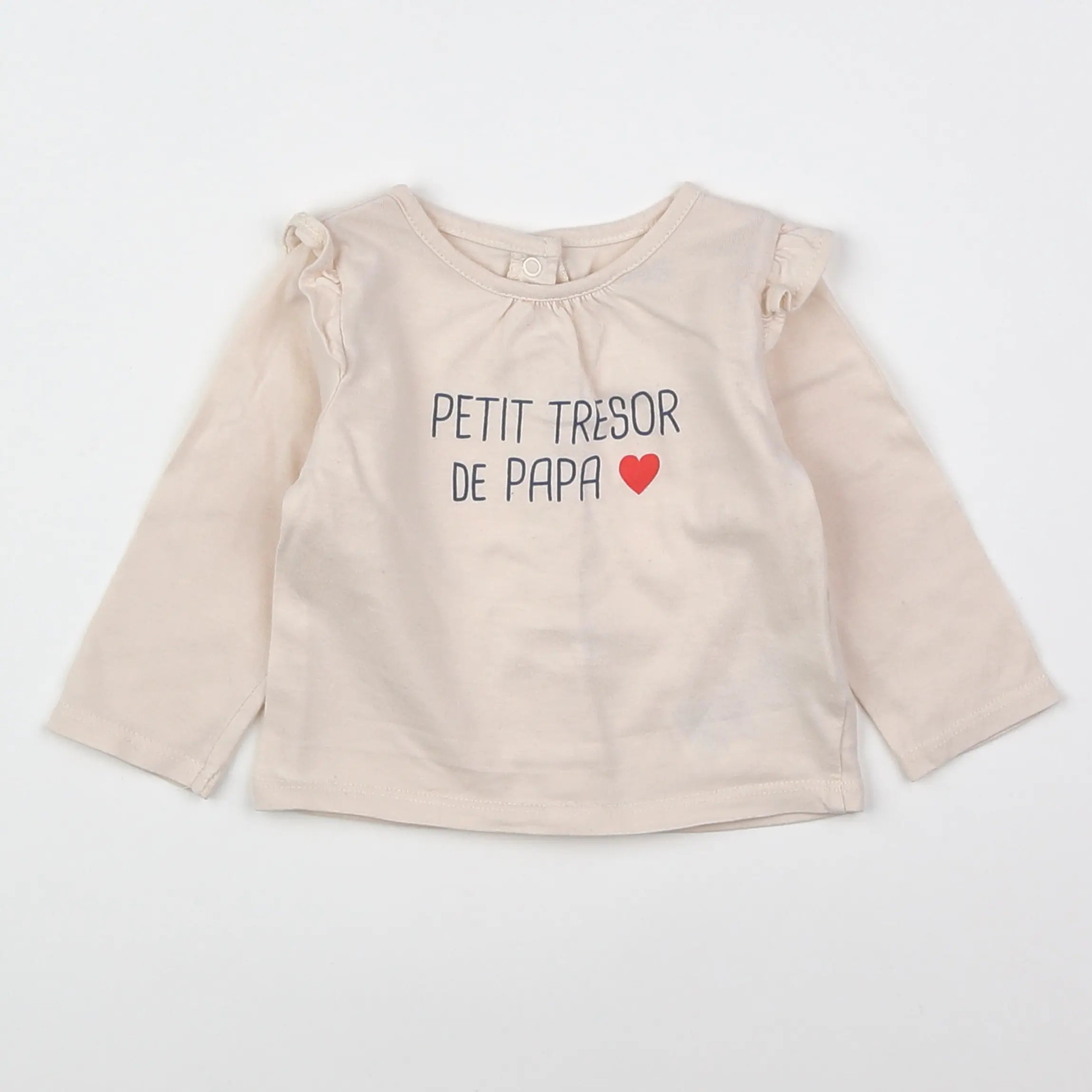 Vertbaudet - tee-shirt rose - 3 mois