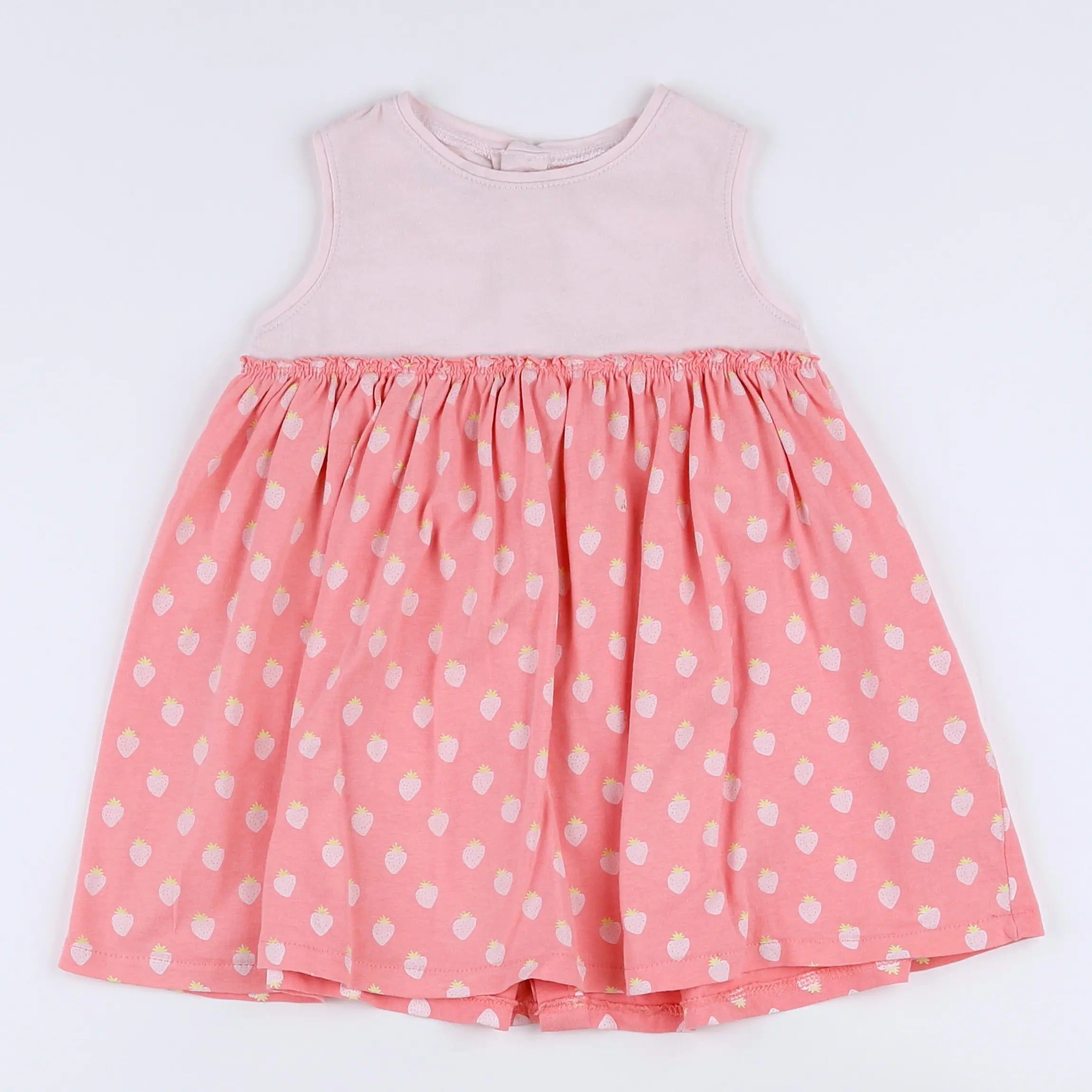 Vertbaudet - robe rose - 12 mois