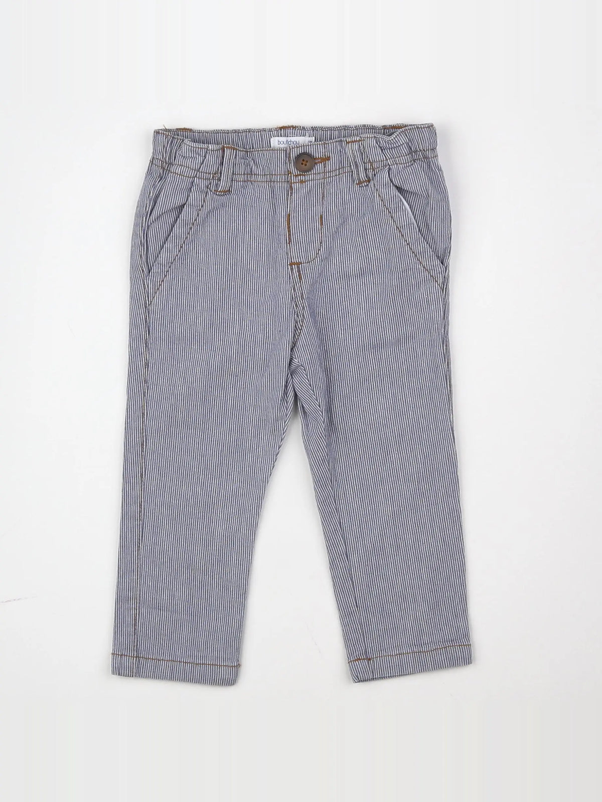 Boutchou - pantalon bleu - 12 mois