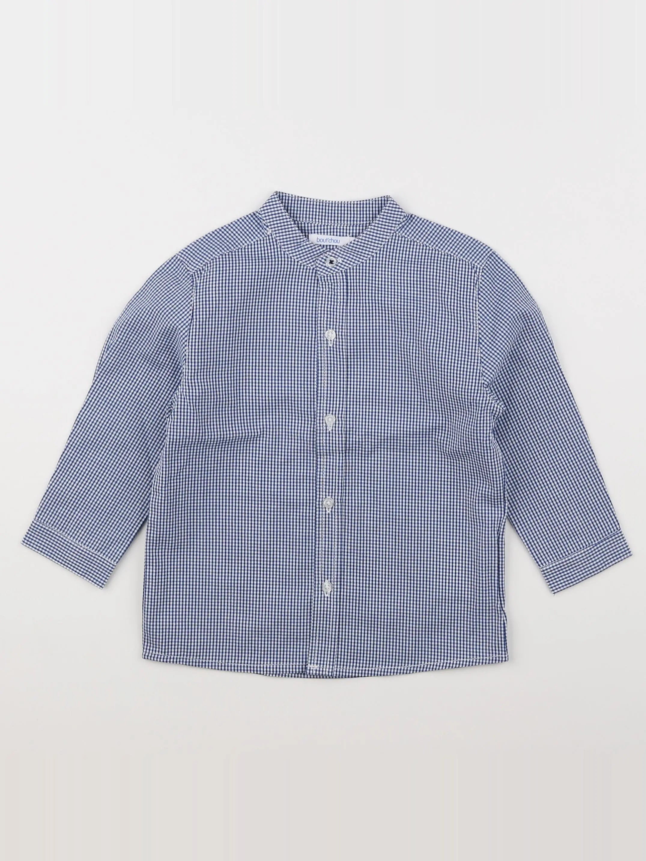 Boutchou - chemise bleu - 18 mois