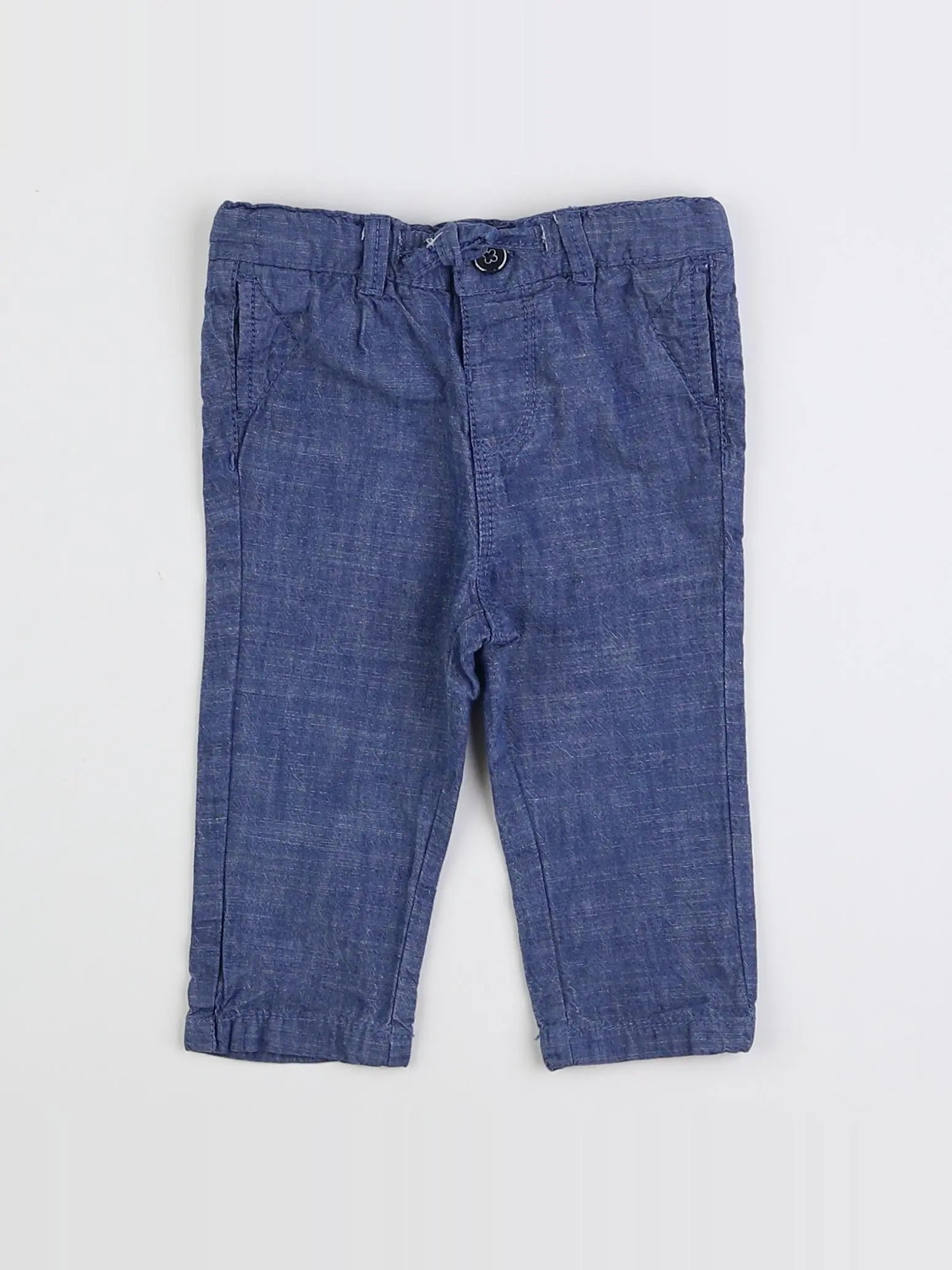 Tape à l'oeil - pantalon bleu - 12 mois