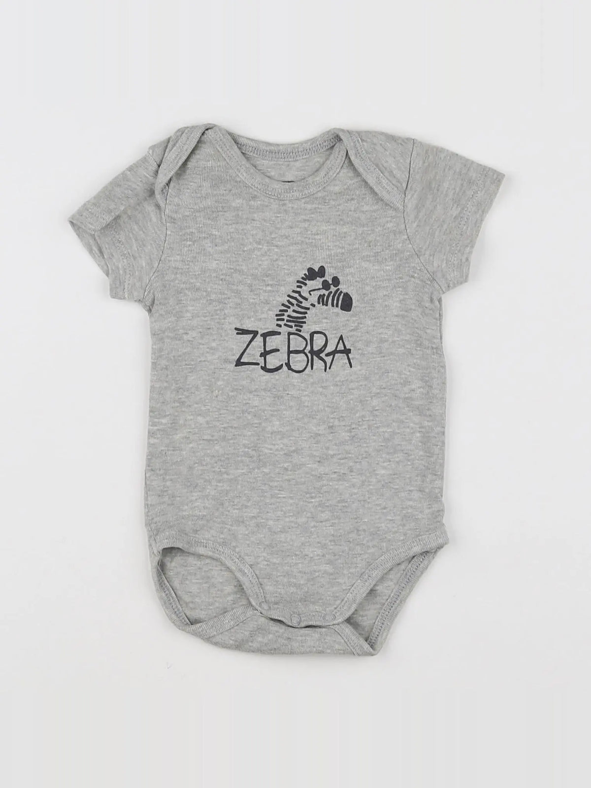 La Redoute - body gris - 3 mois