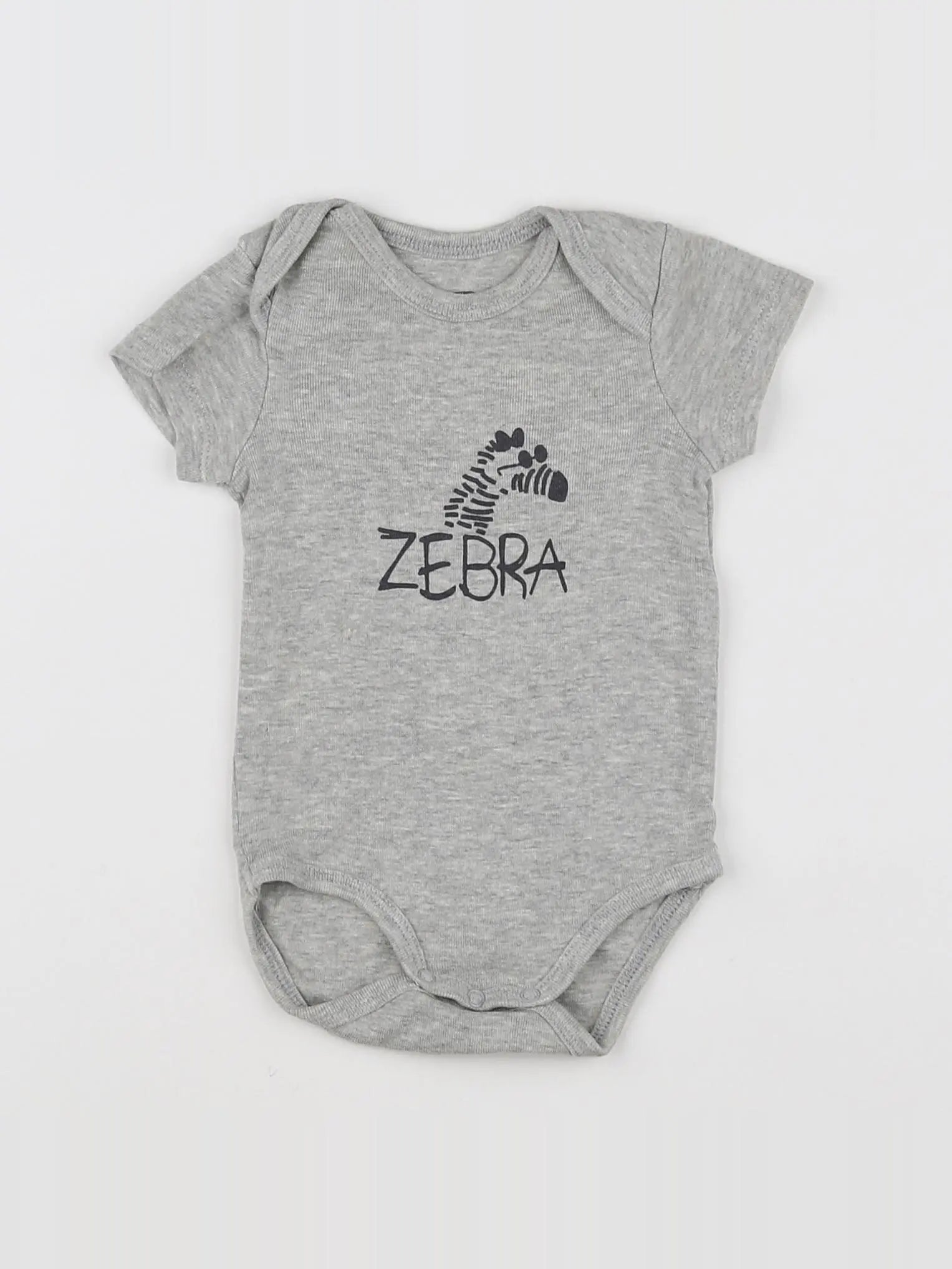 La Redoute - body gris - 3 mois