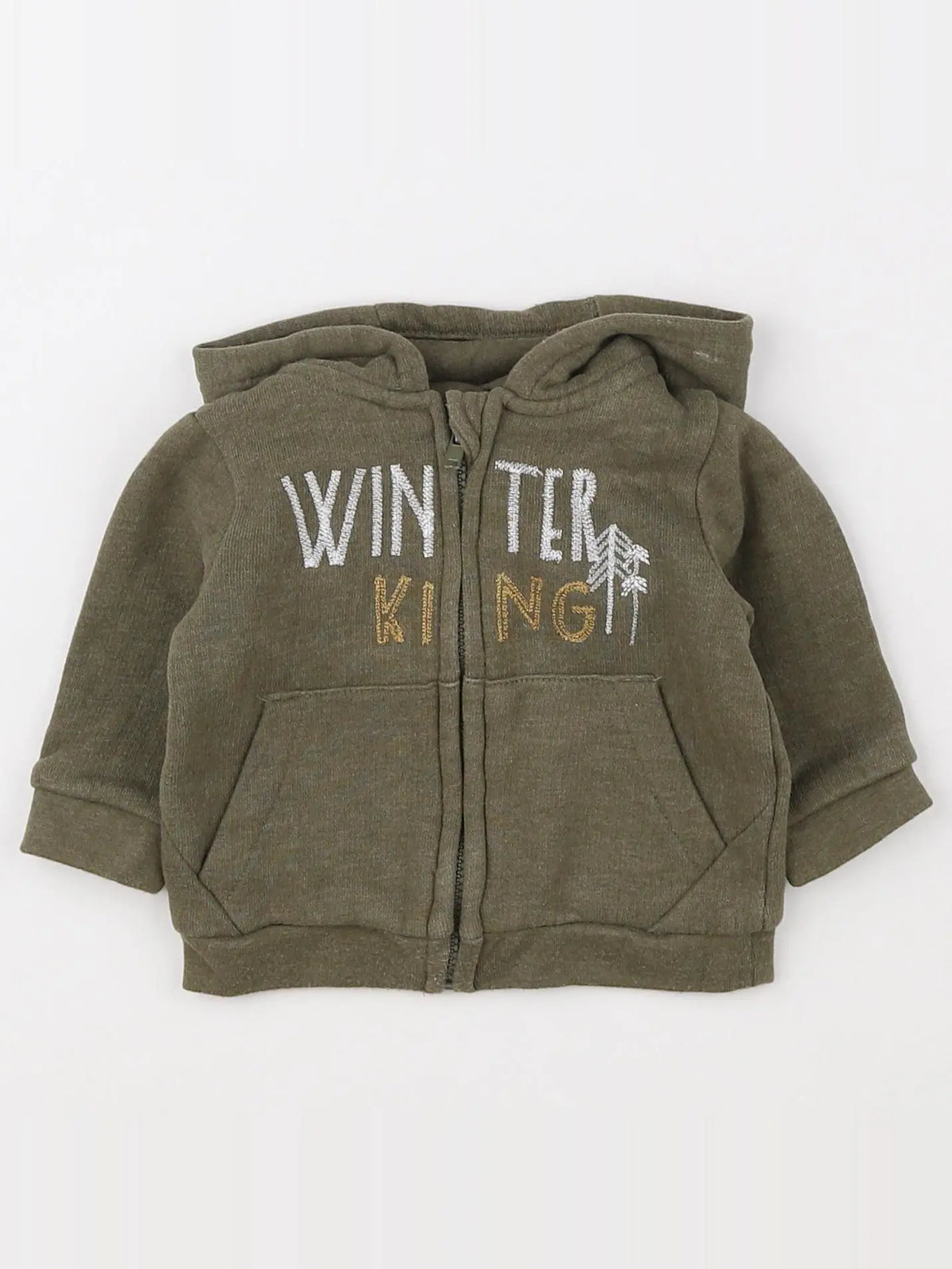 Vertbaudet - sweat vert - 3 mois
