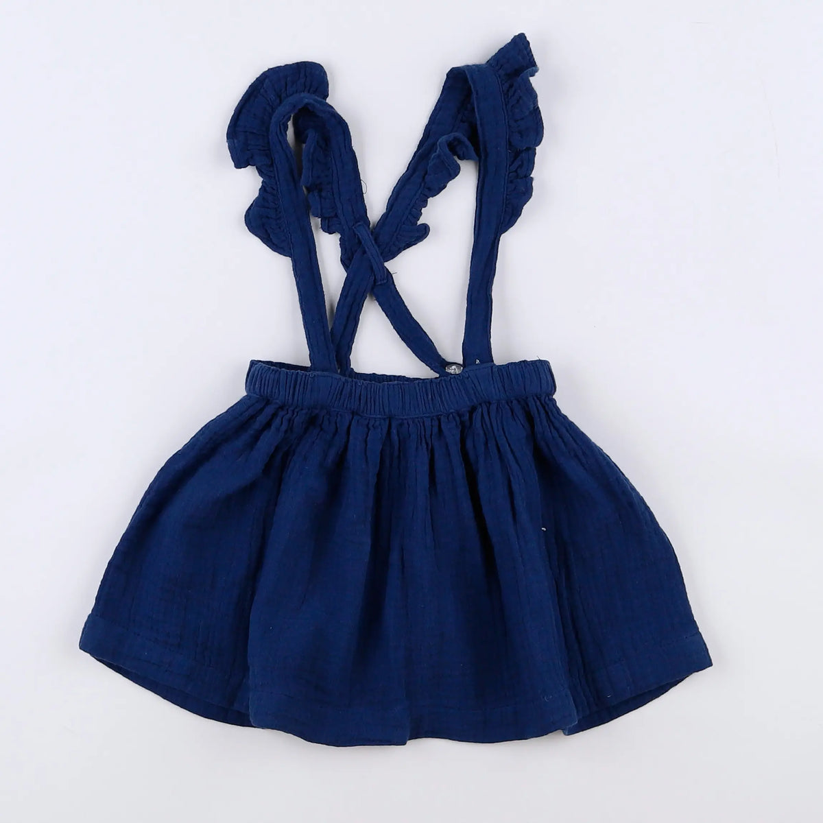 Vertbaudet - jupe bleu - 12 mois