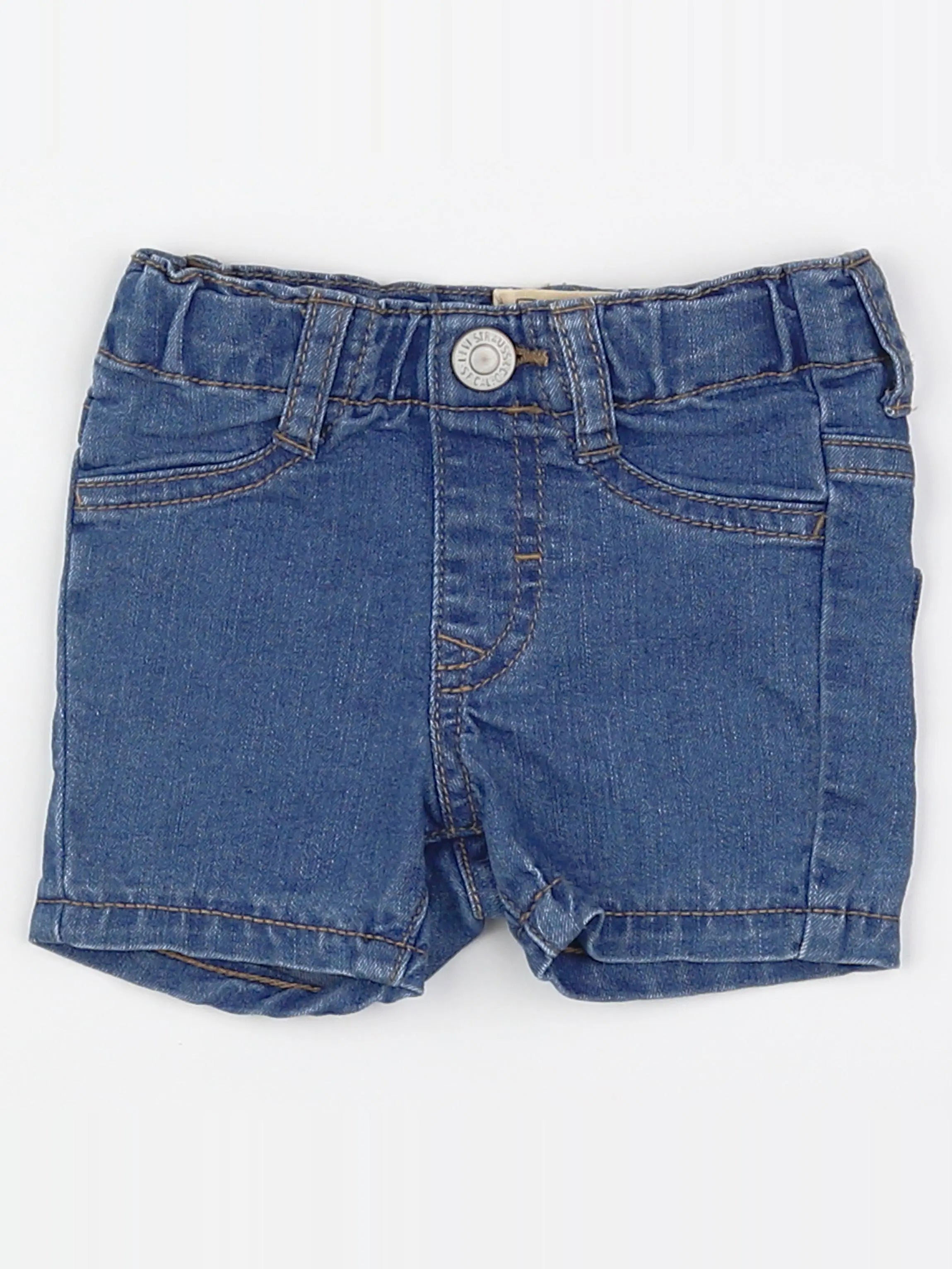 Levi's - short bleu - 6 mois