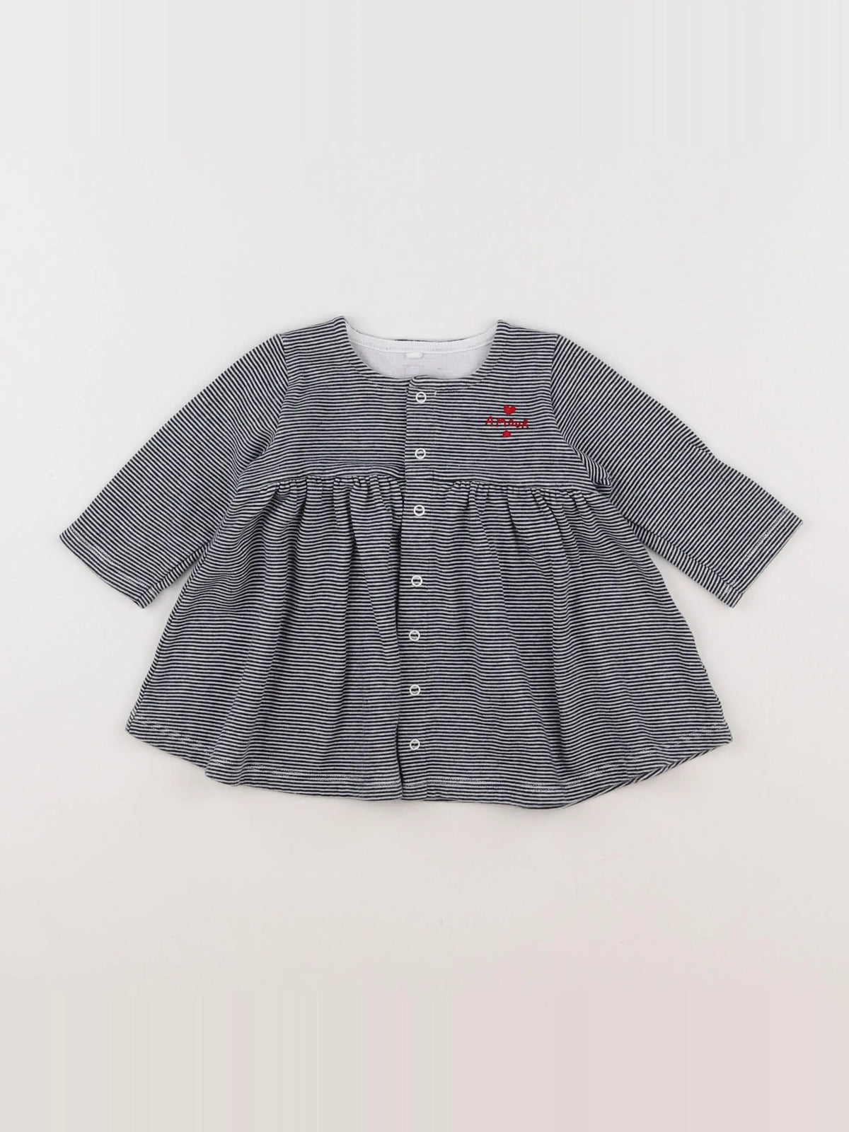 Petit Bateau - robe bleu - 6 mois