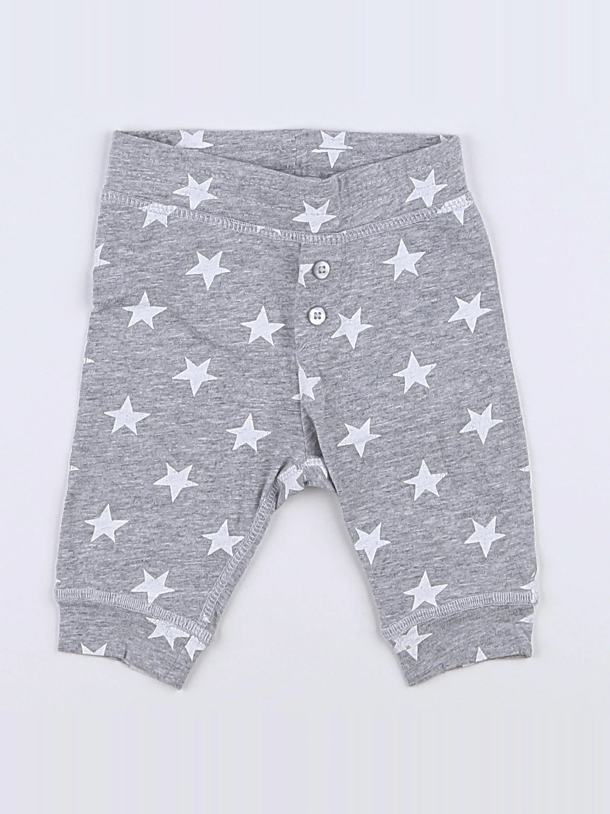 La Redoute - legging gris, blanc - 3 mois