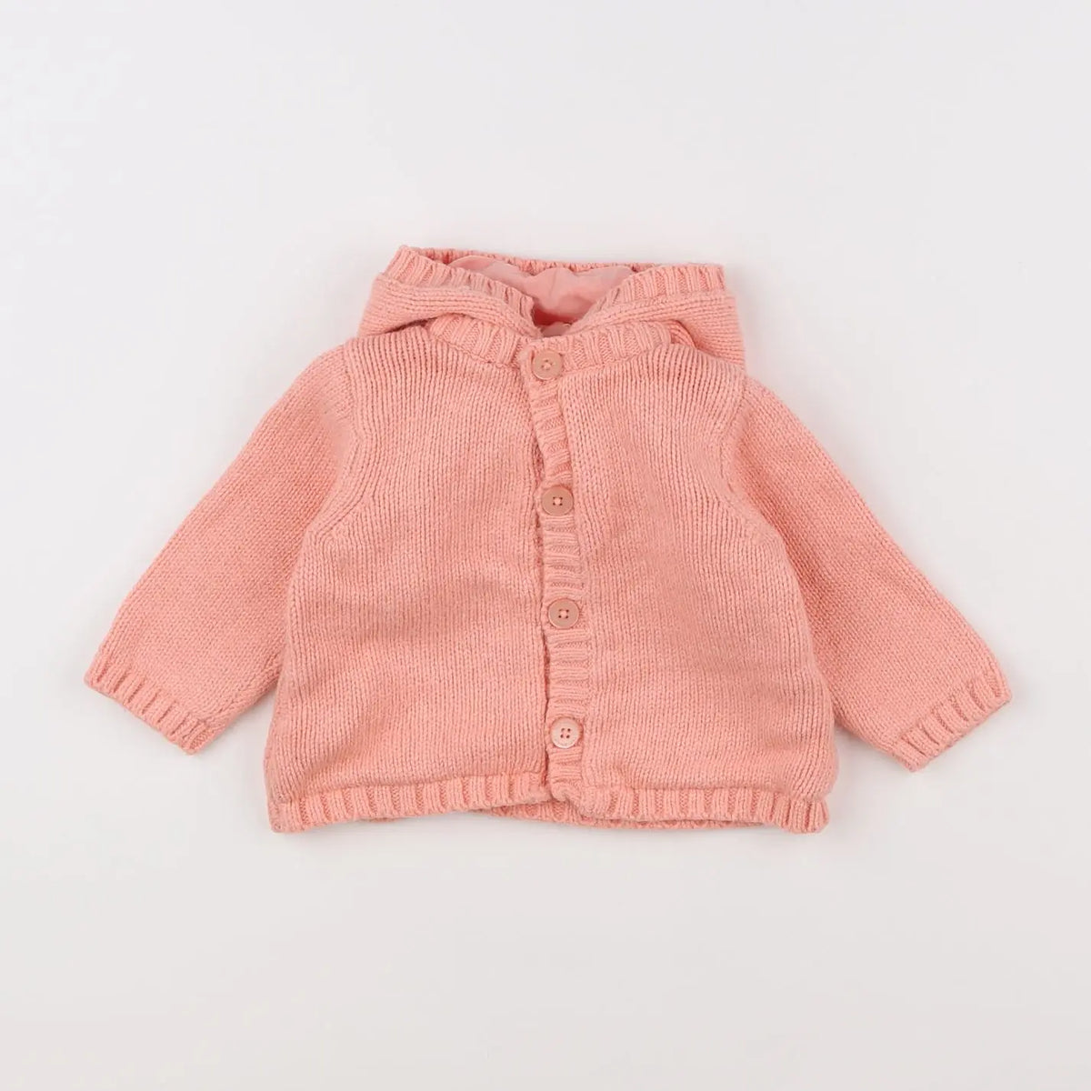 Vertbaudet - gilet rose - 6 mois