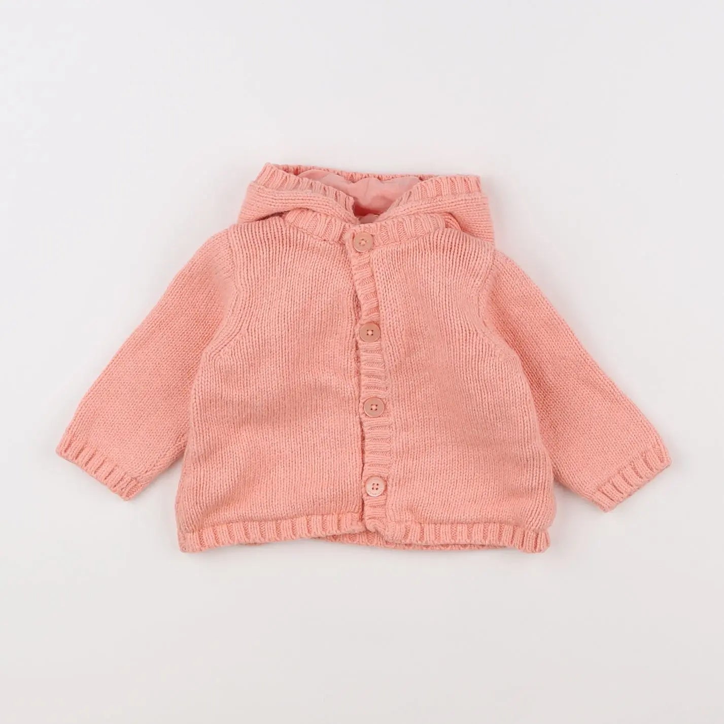 Vertbaudet - gilet rose - 6 mois
