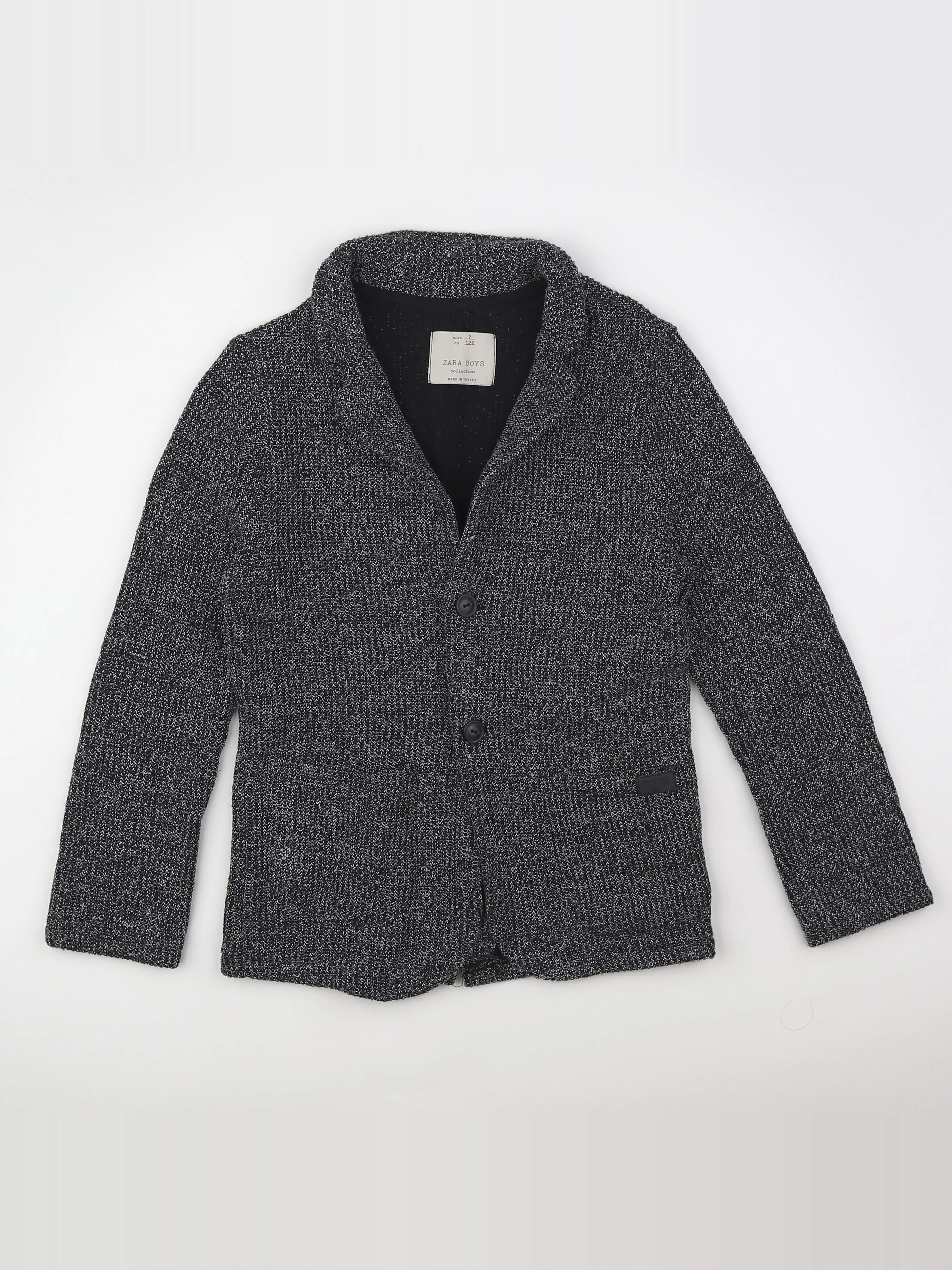 Zara - veste blanc, noir - 7 ans