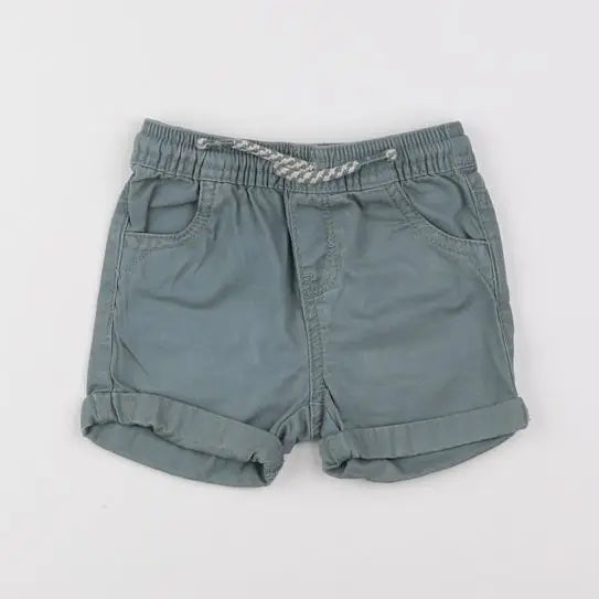 Vertbaudet - short vert - 9 mois