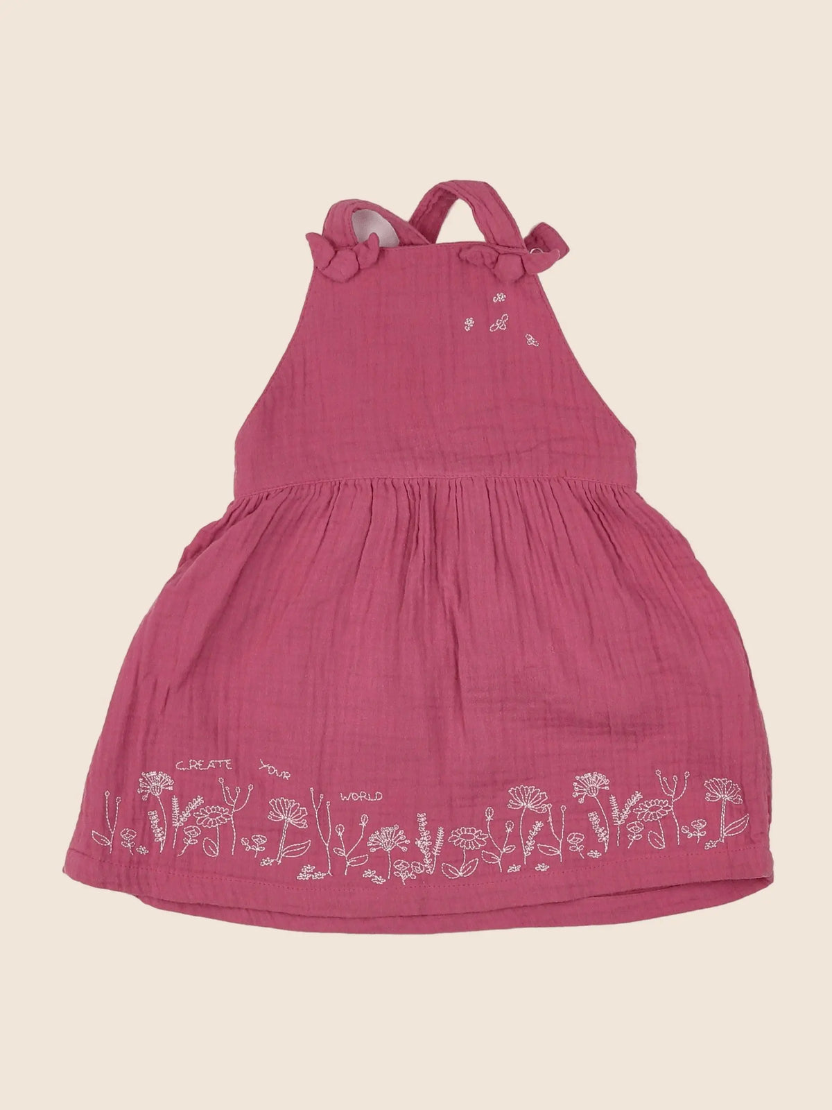 Vertbaudet - robe rose - 18 mois