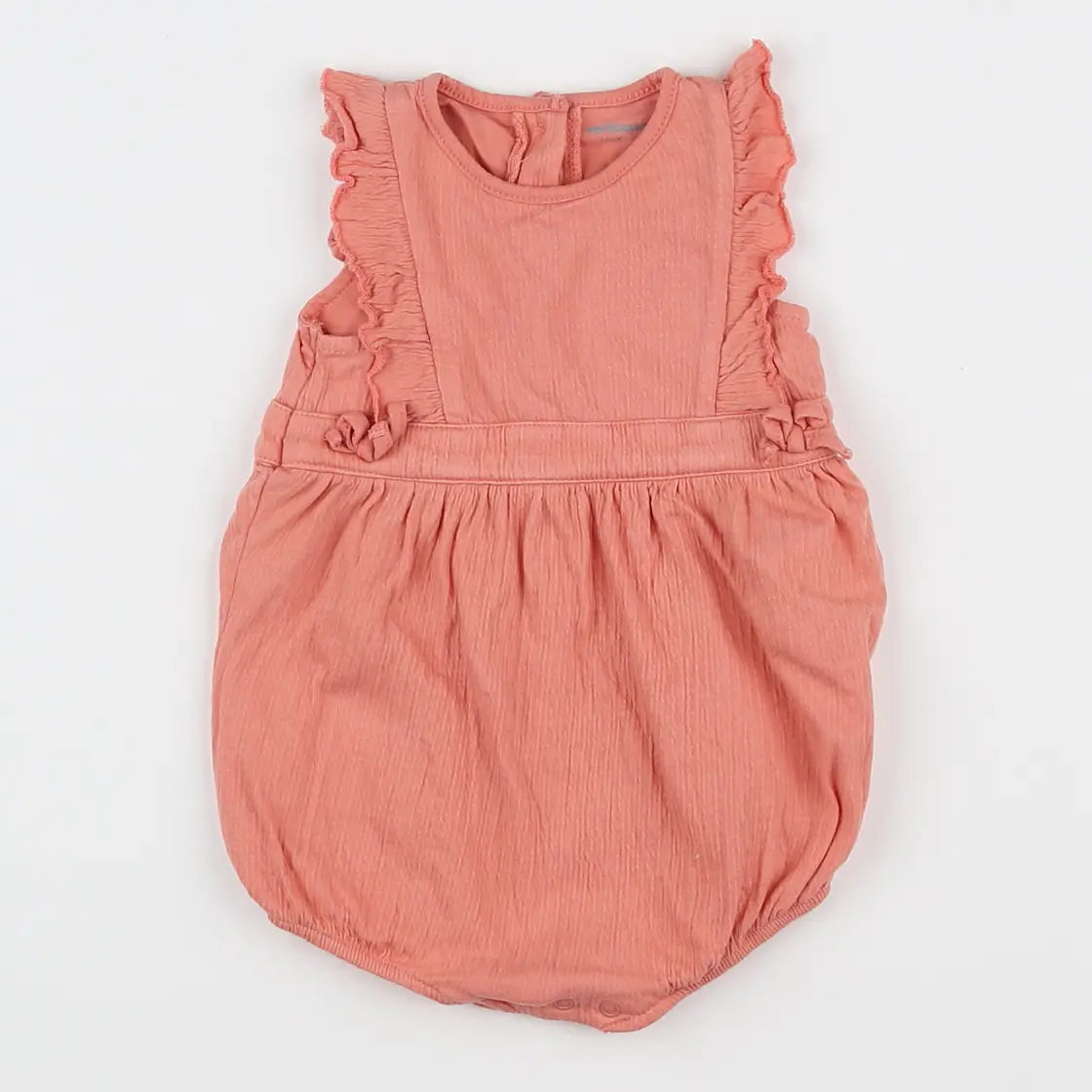 Vertbaudet - combinaison orange - 6 mois