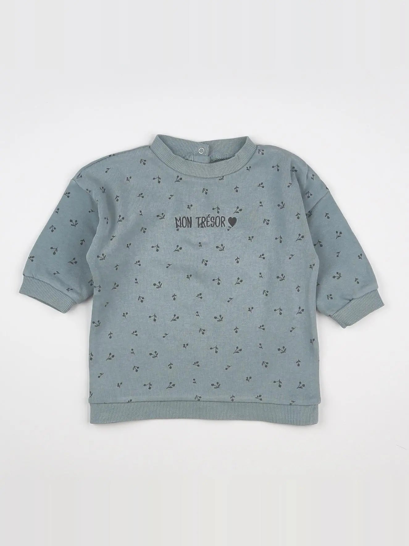 Vertbaudet - robe bleu - 9 mois