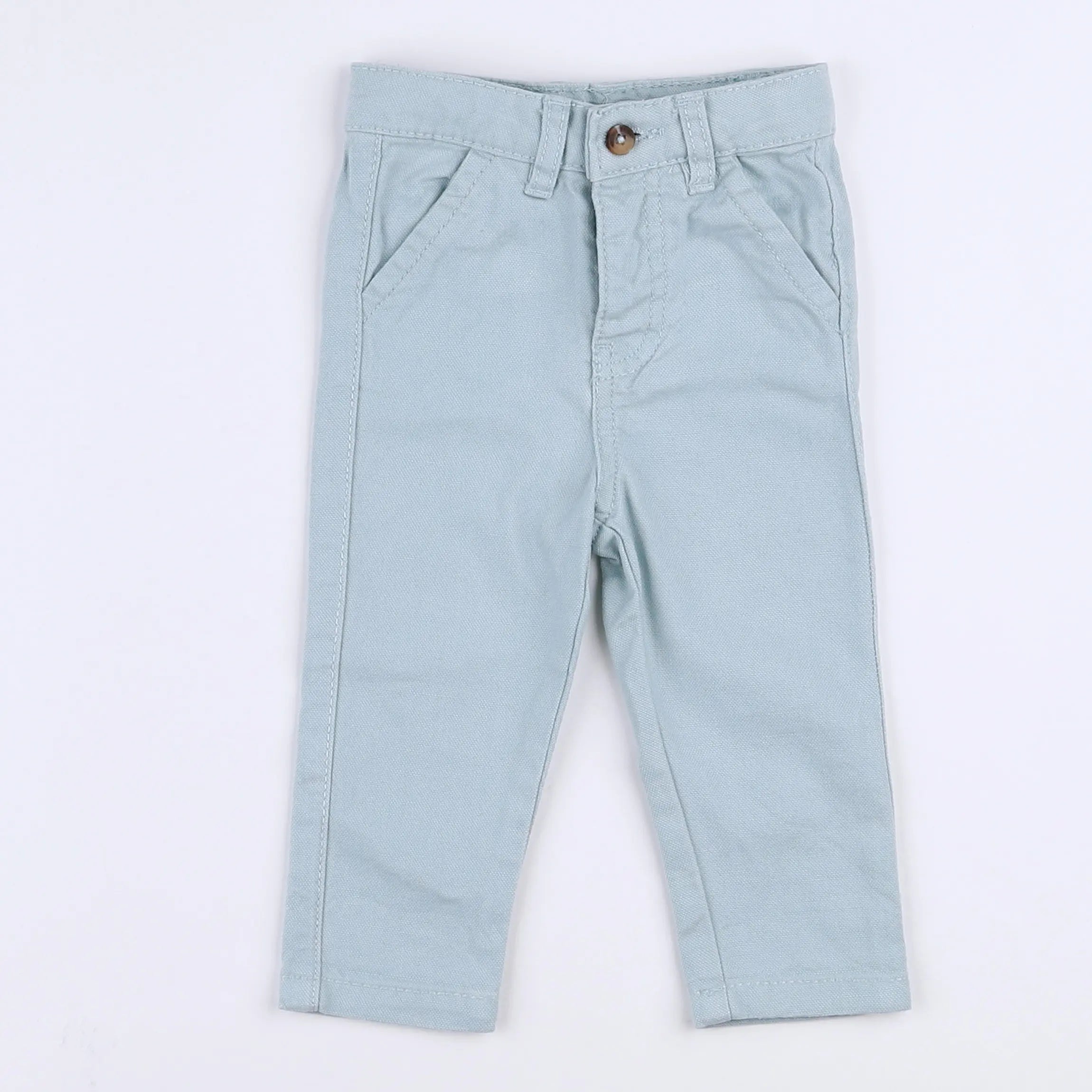 Vertbaudet - pantalon bleu - 3 mois