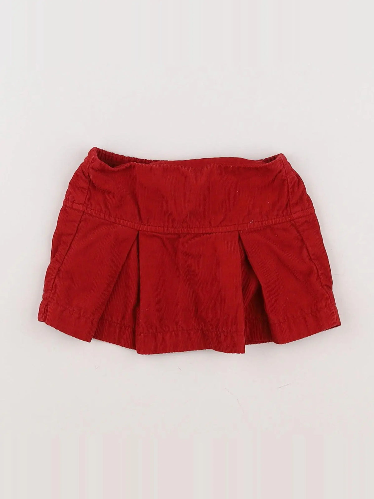 Benetton - jupe rouge - 6/9 mois