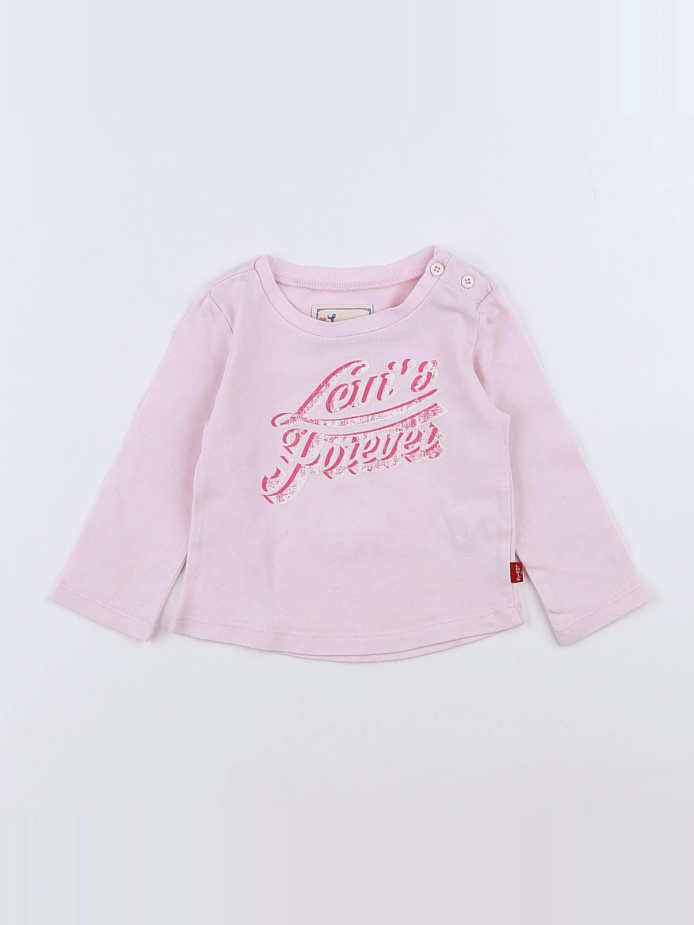 Levi's - tee-shirt rose - 12 mois