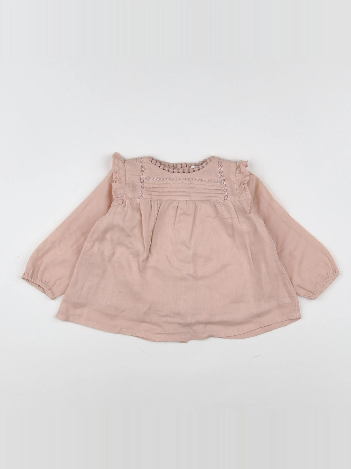 Boutchou - blouse rose - 6 mois