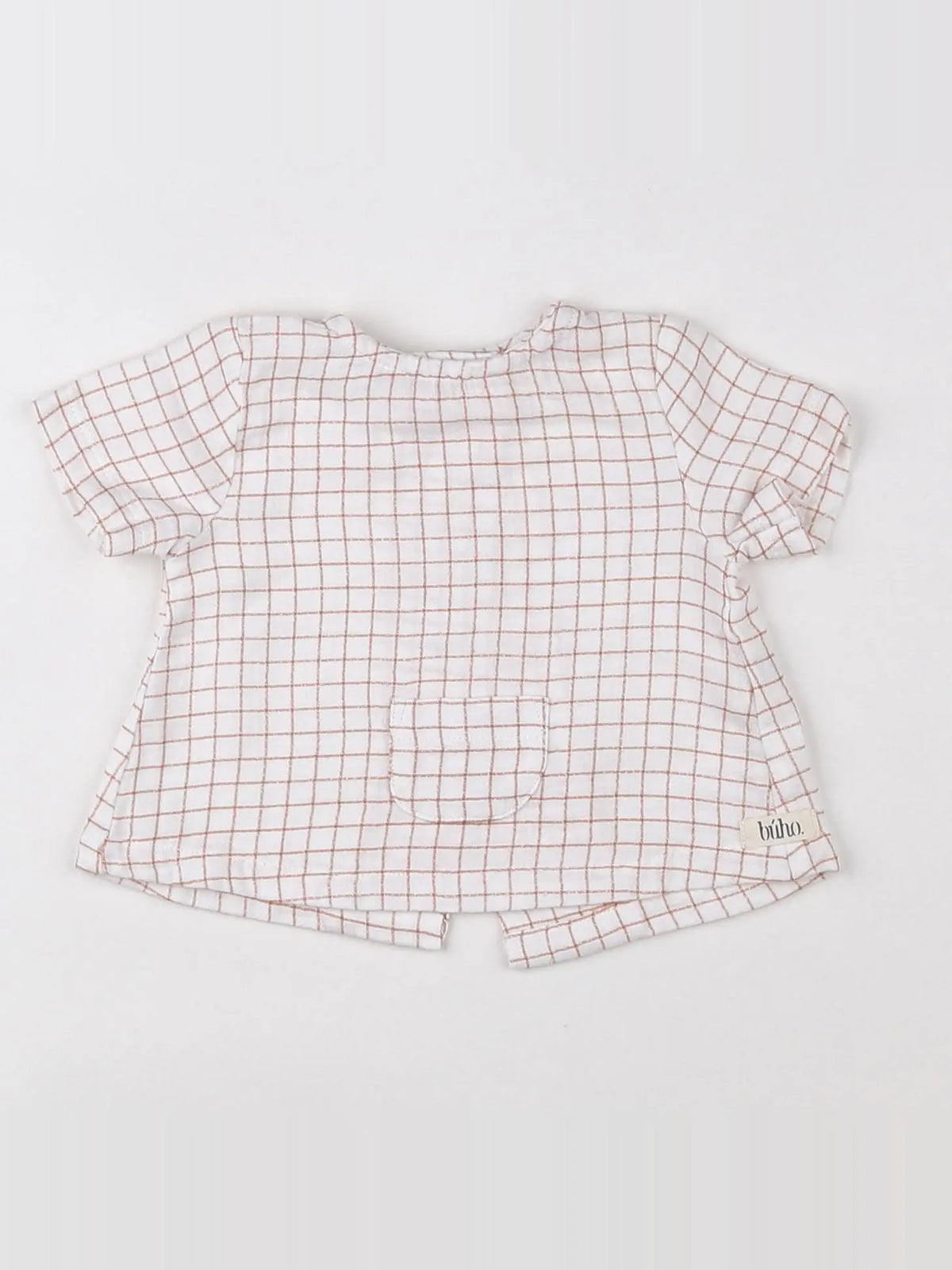 Buho - blouse blanc, orange - 1 mois