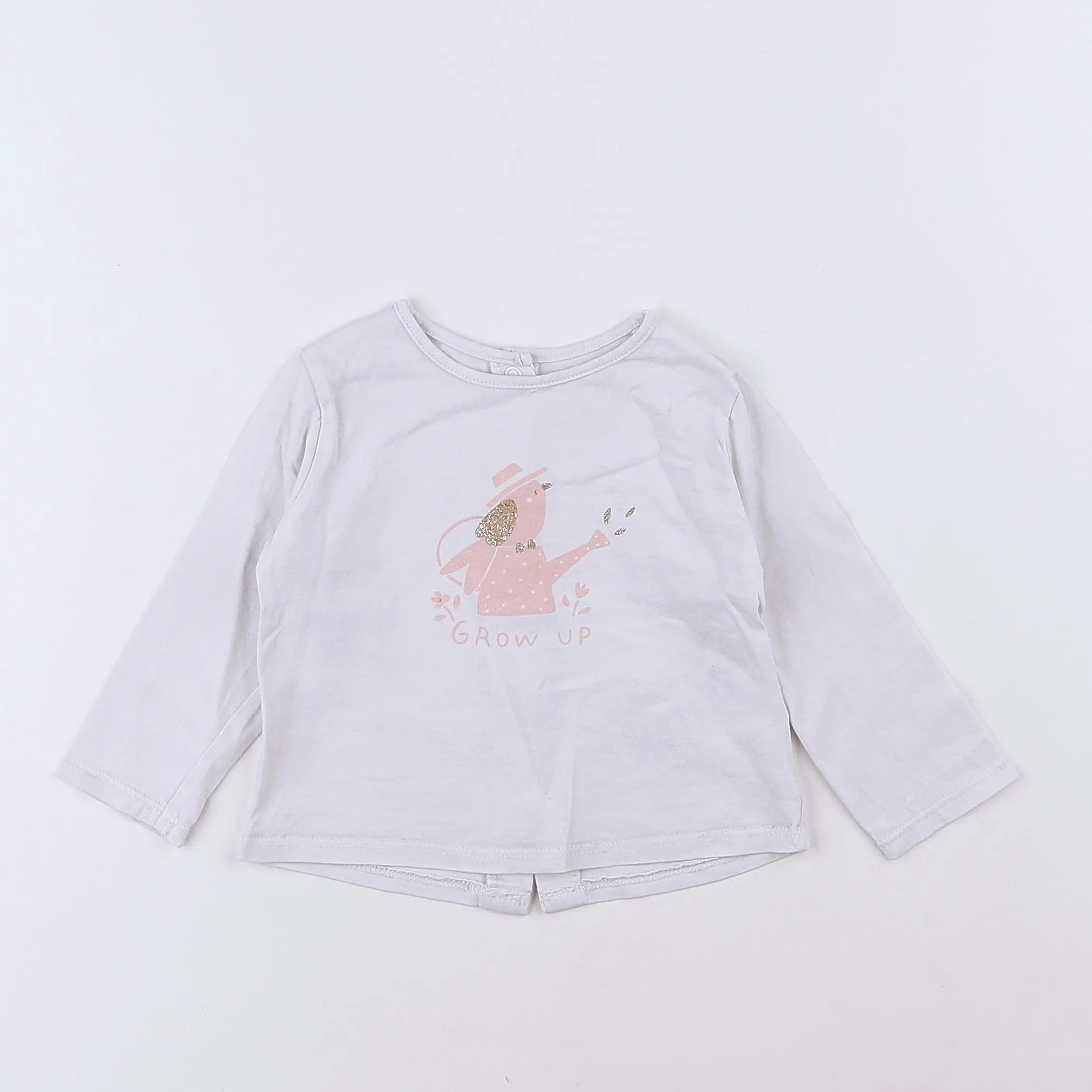 Vertbaudet - tee-shirt blanc - 9 mois