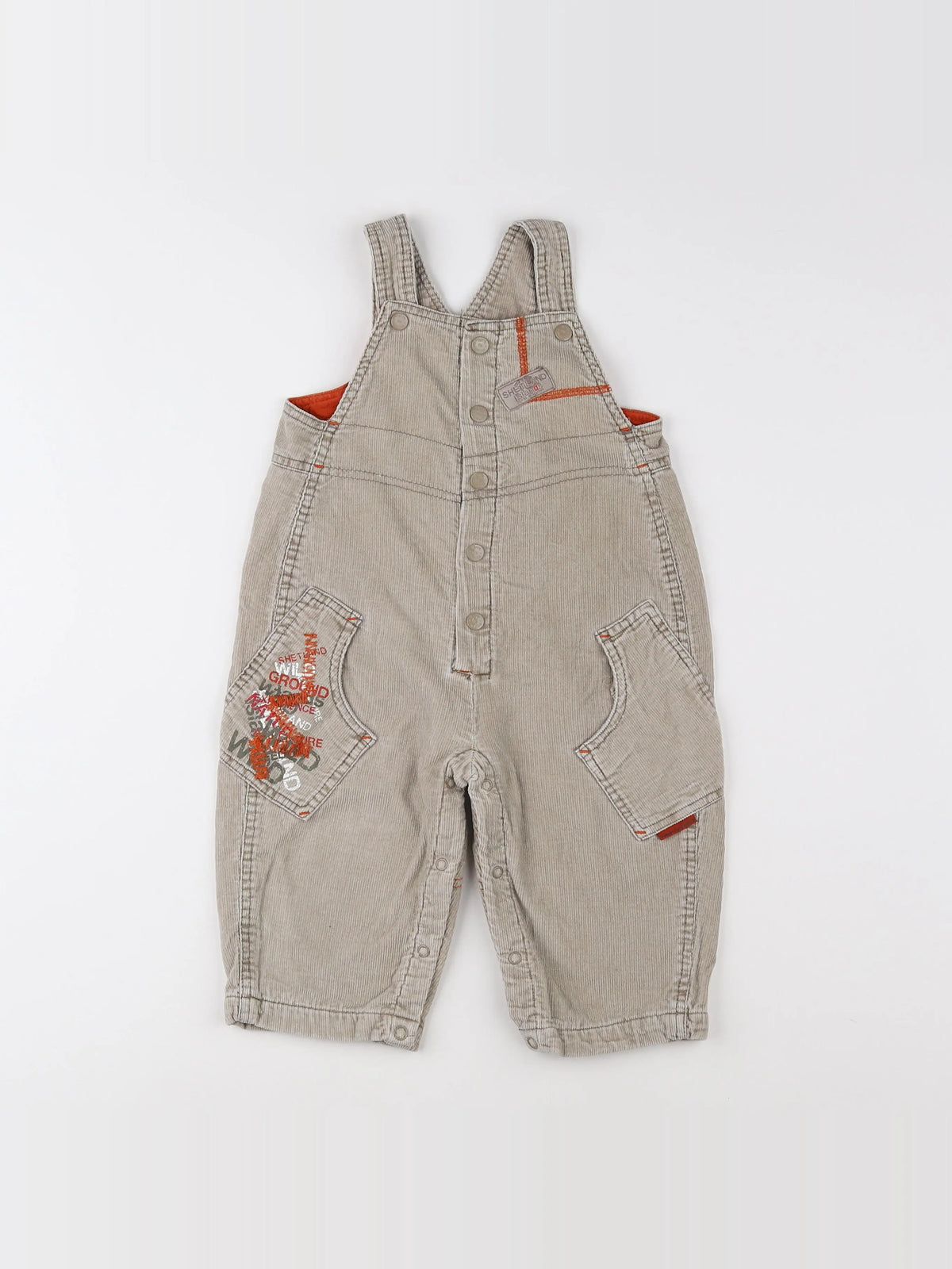 Terre de marins - salopette beige - 12 mois