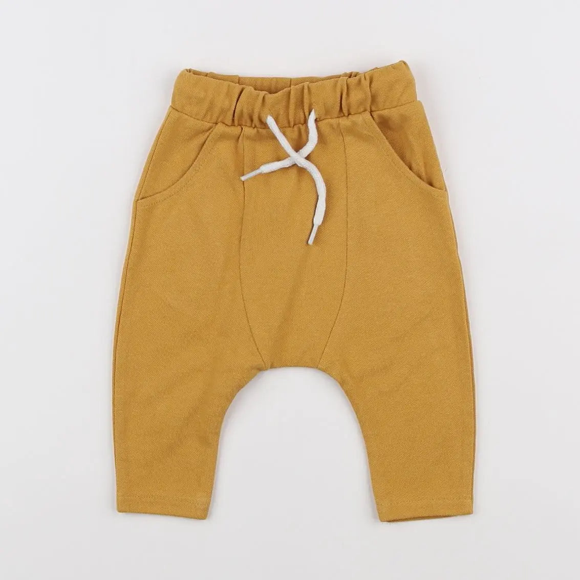 Vertbaudet - jogging jaune, orange - 3 mois