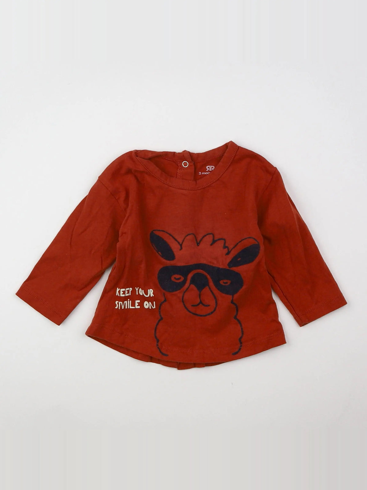 La Redoute - tee-shirt rouge - 3 mois