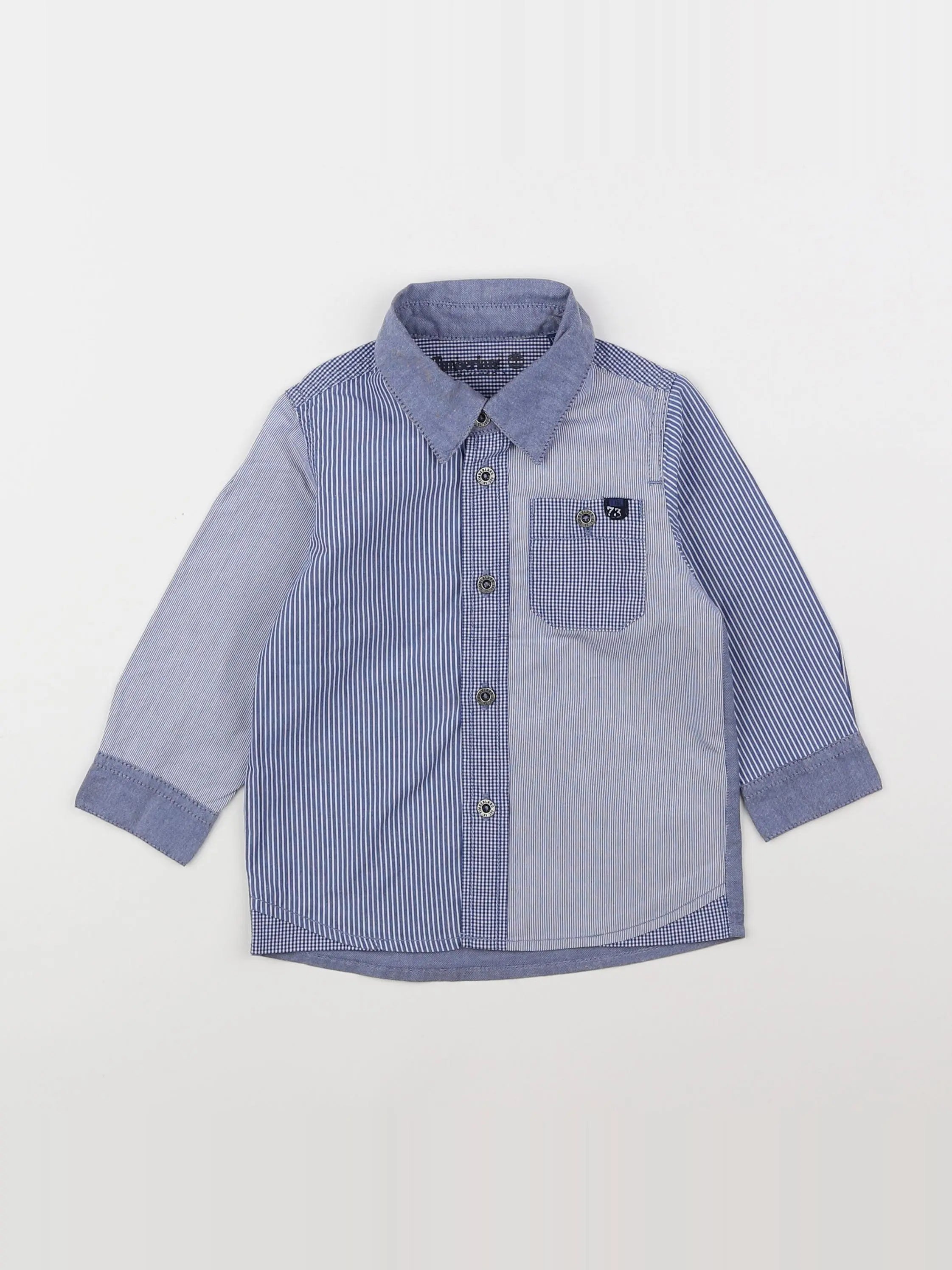 Timberland - chemise bleu - 18 mois