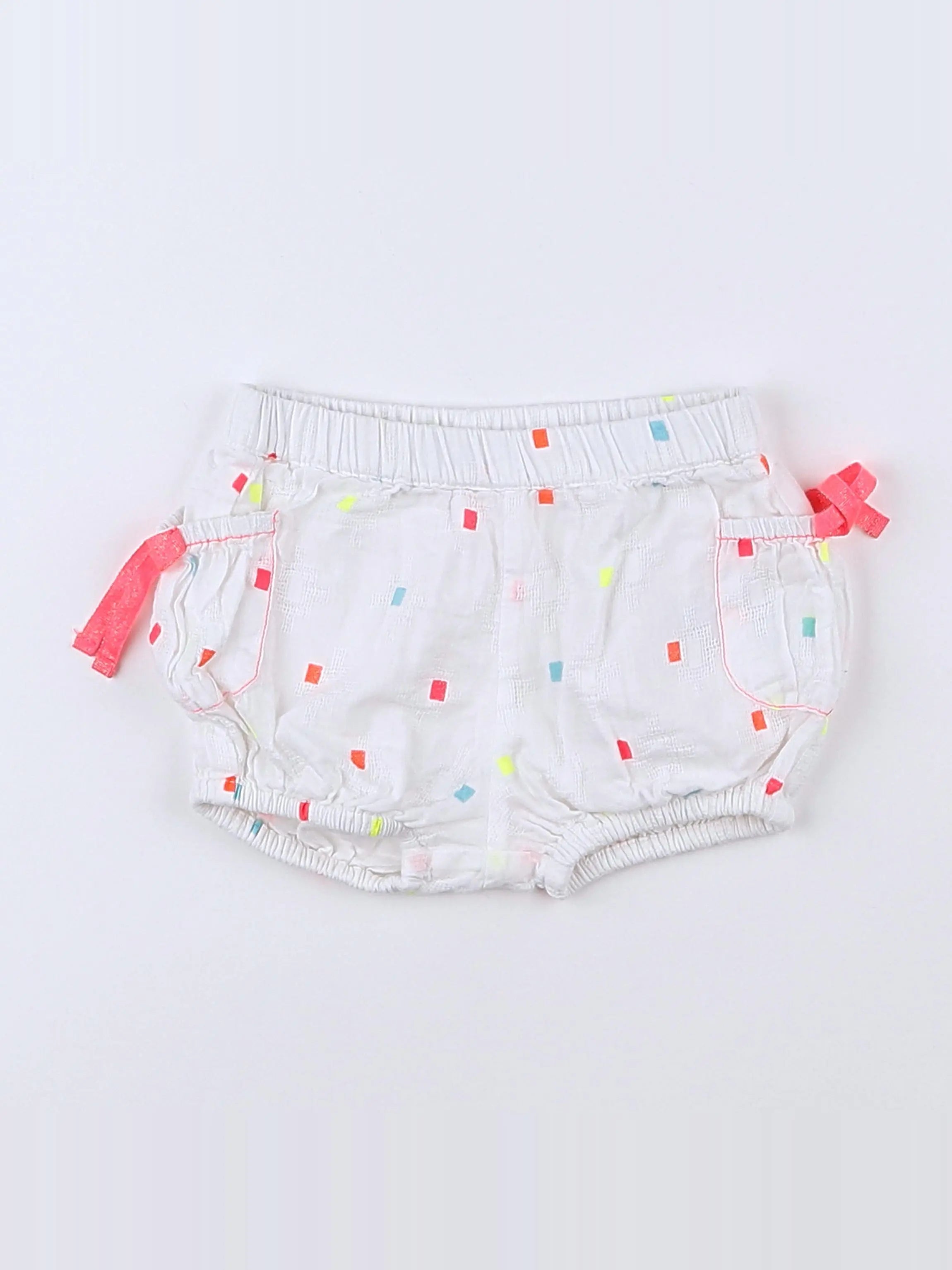 Billie Blush - bloomer blanc - 3 mois