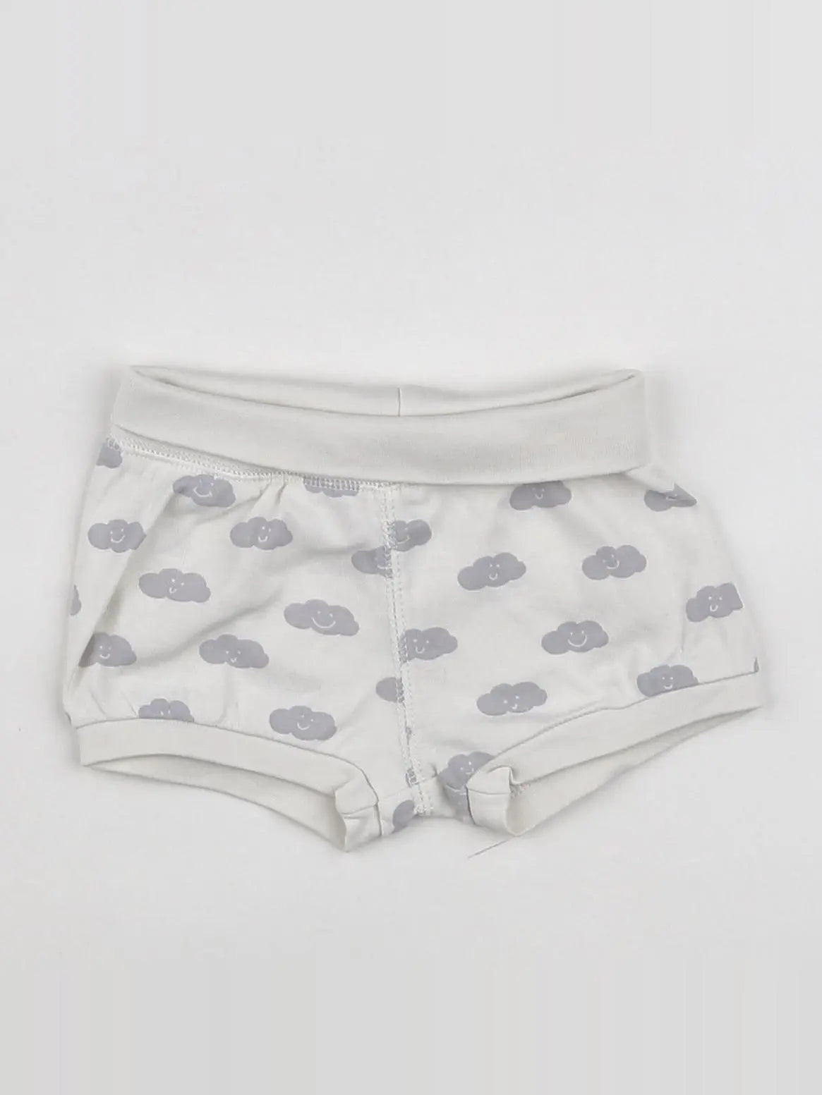 H&M - bloomer blanc, gris - 3 mois