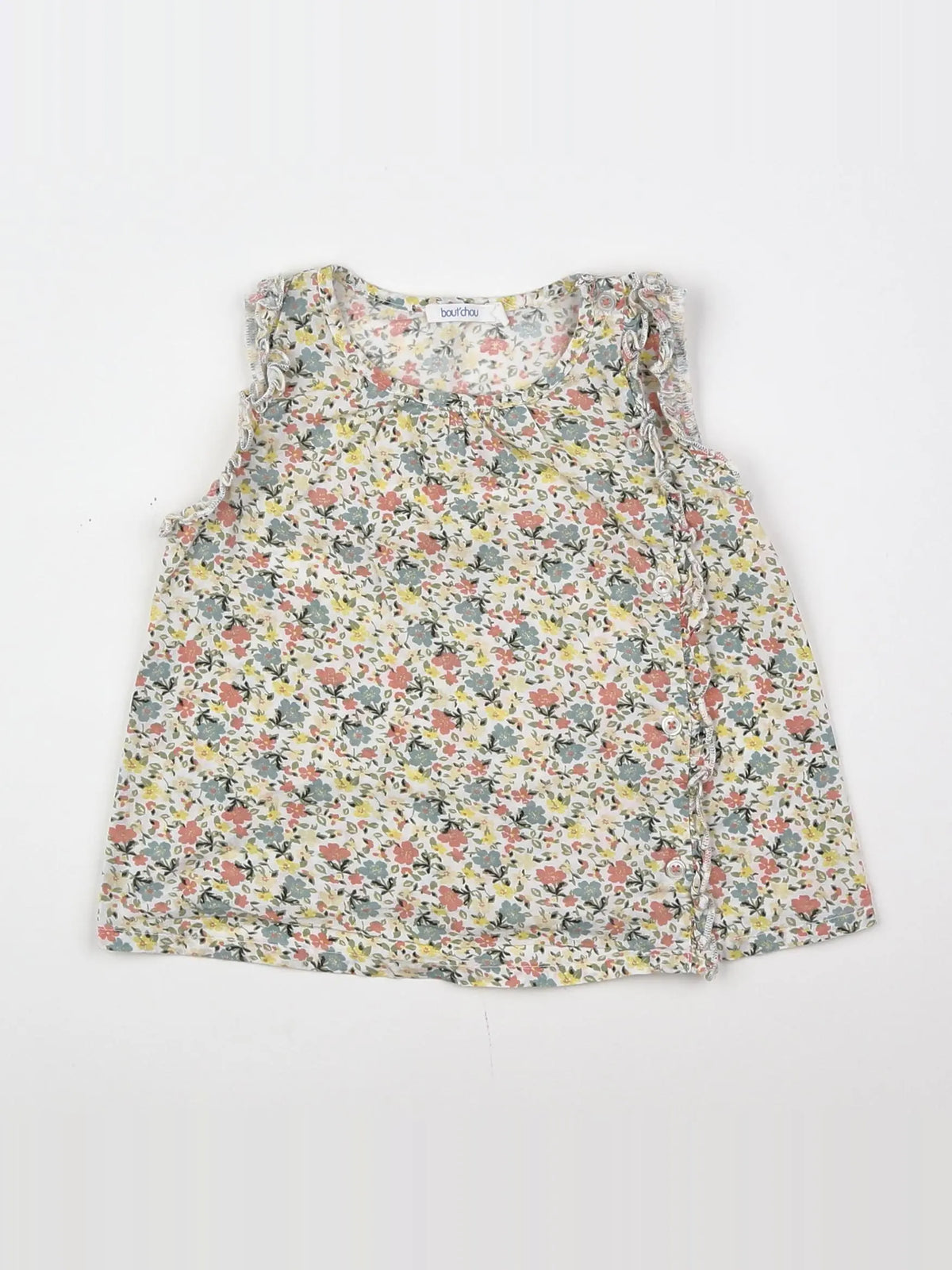 Boutchou - blouse multicolore - 12 mois