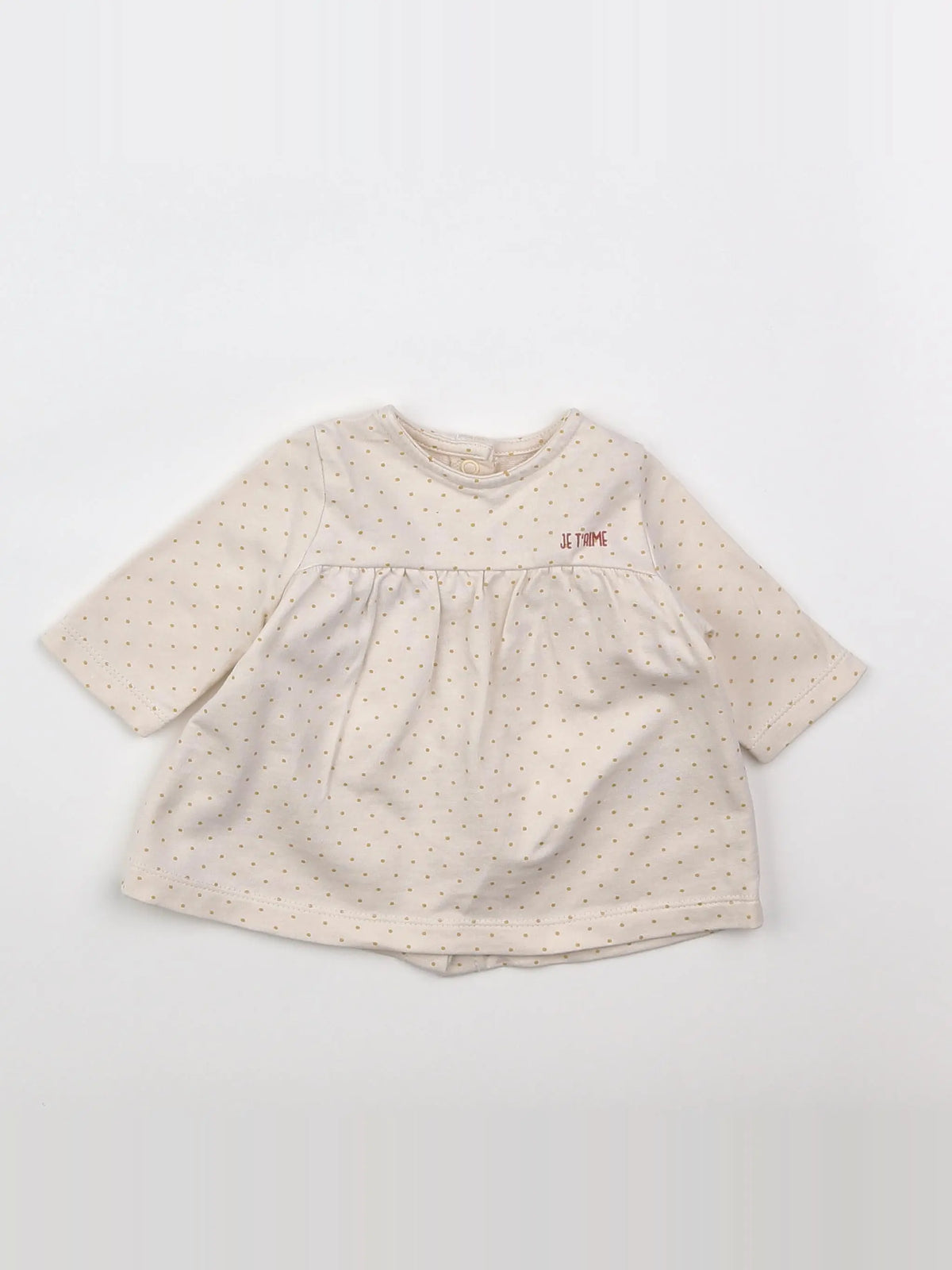 Vertbaudet - robe blanc - 1 mois