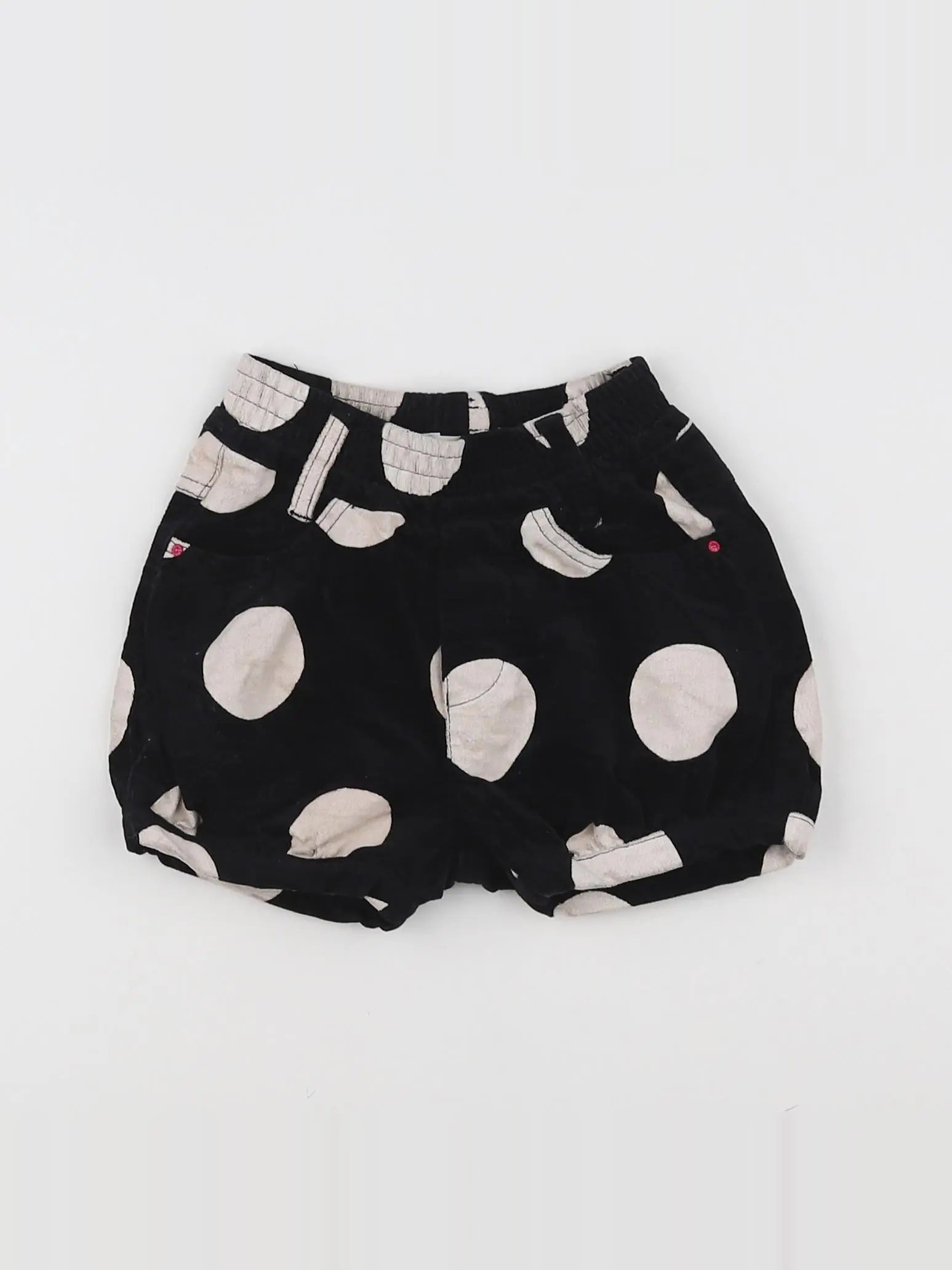 Catimini - bloomer beige, noir - 6 mois