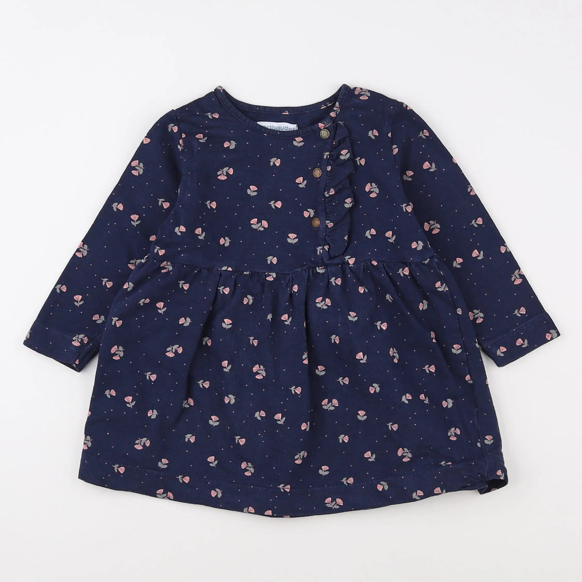 Vertbaudet - robe bleu - 18 mois