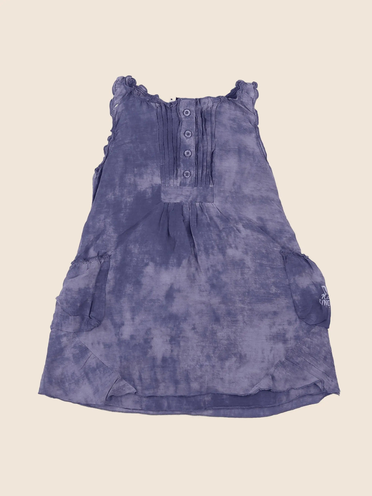 Dkny - robe gris, violet - 12 mois
