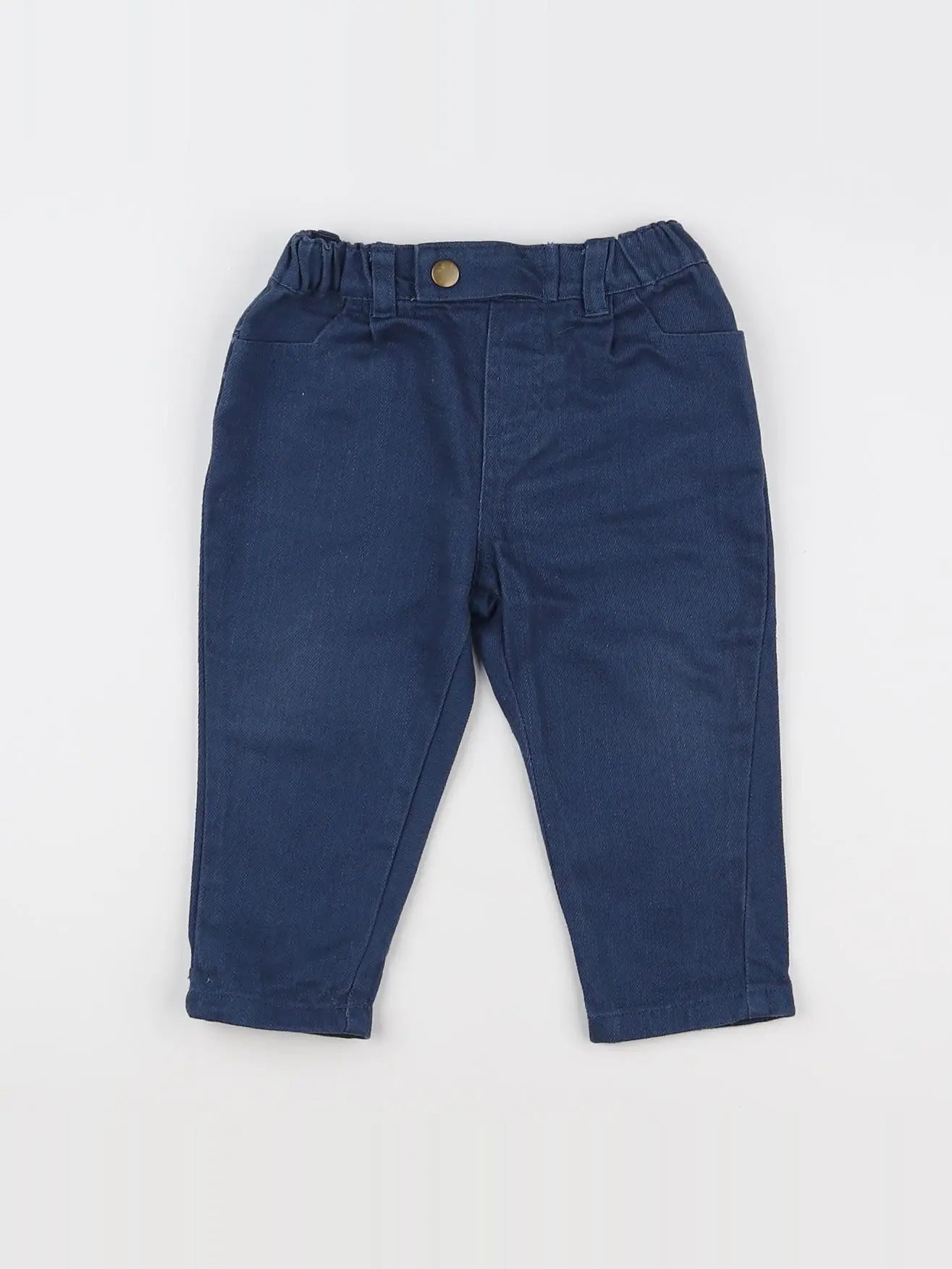 Boutchou - pantalon bleu - 12 mois