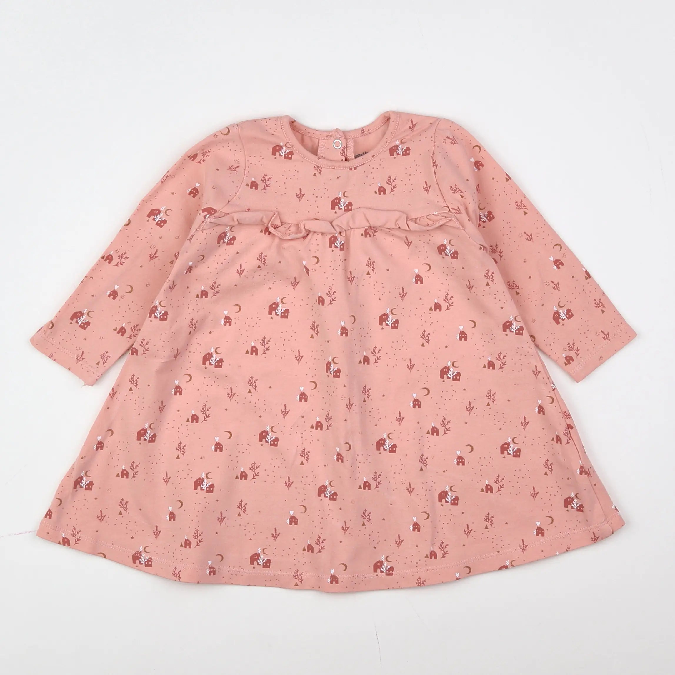 Vertbaudet - robe rose - 18 mois