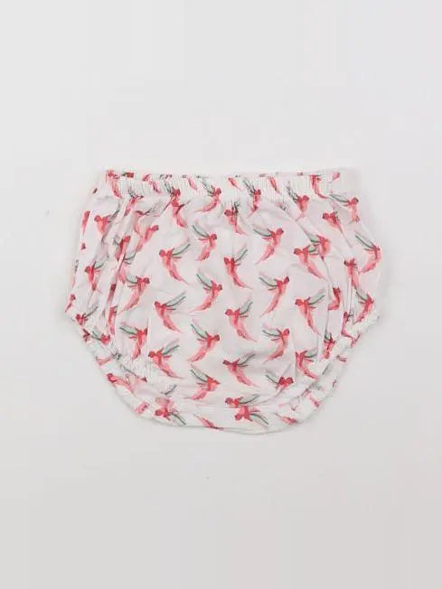 Natalys - bloomer blanc, rose - 9 mois