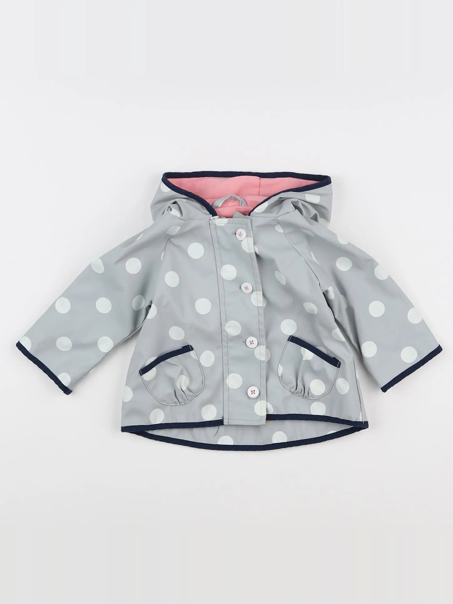 Vertbaudet - imperméable gris - 3 mois