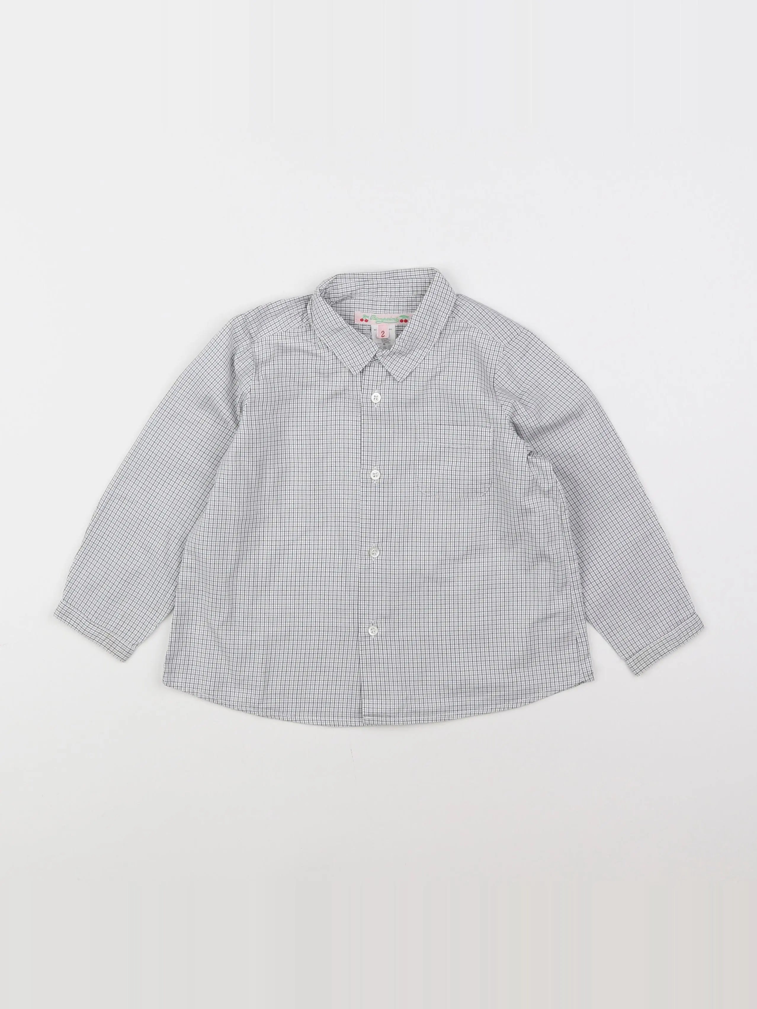 Bonpoint - chemise gris - 2 ans
