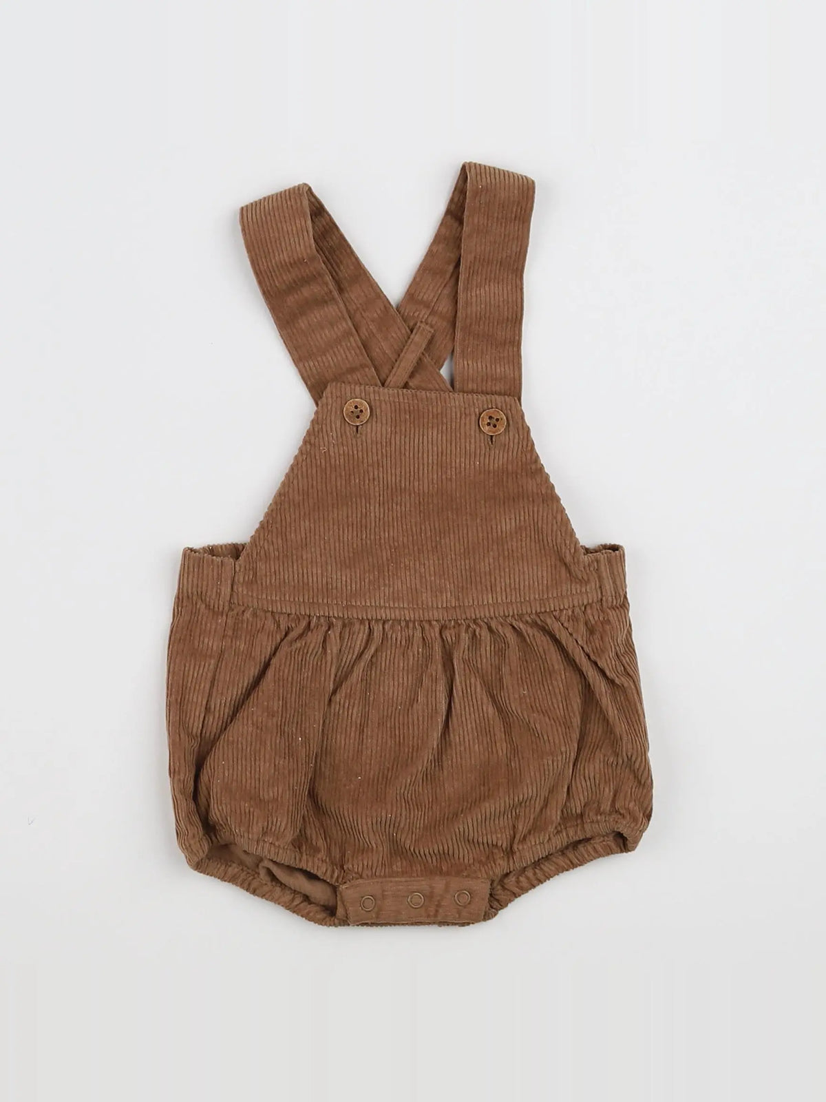 Amande - salopette marron - 6 mois