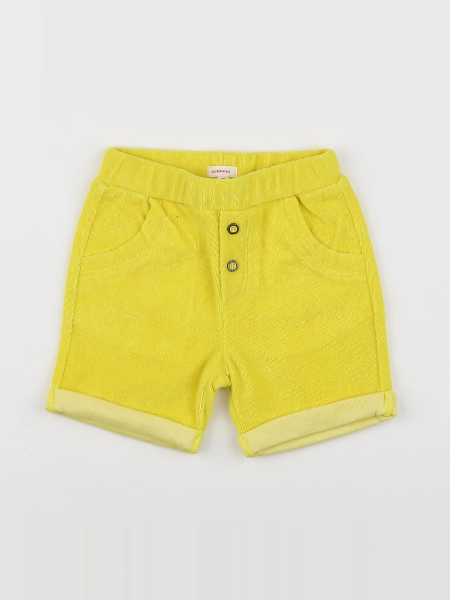 Catimini - short jaune - 12 mois
