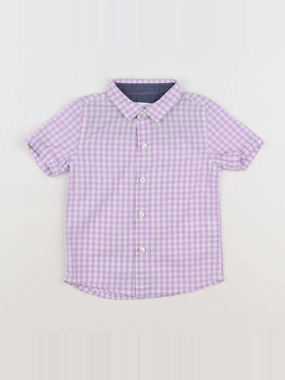 Next - chemise violet, blanc - 9/12 mois