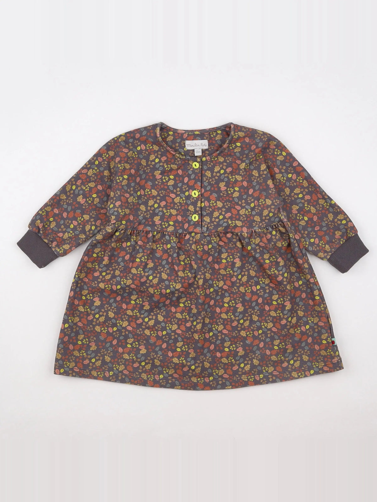 Moulin Roty - robe marron - 12 mois