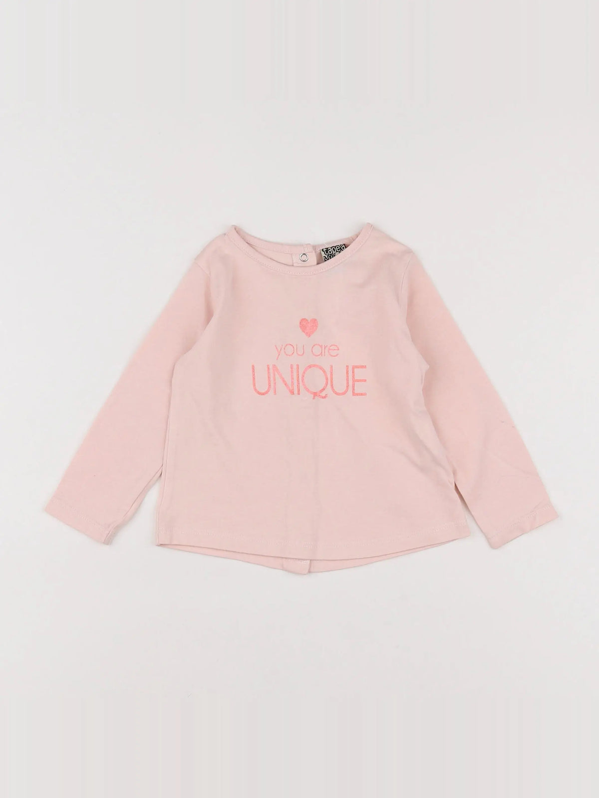 Tape à l'oeil - tee-shirt rose - 12 mois