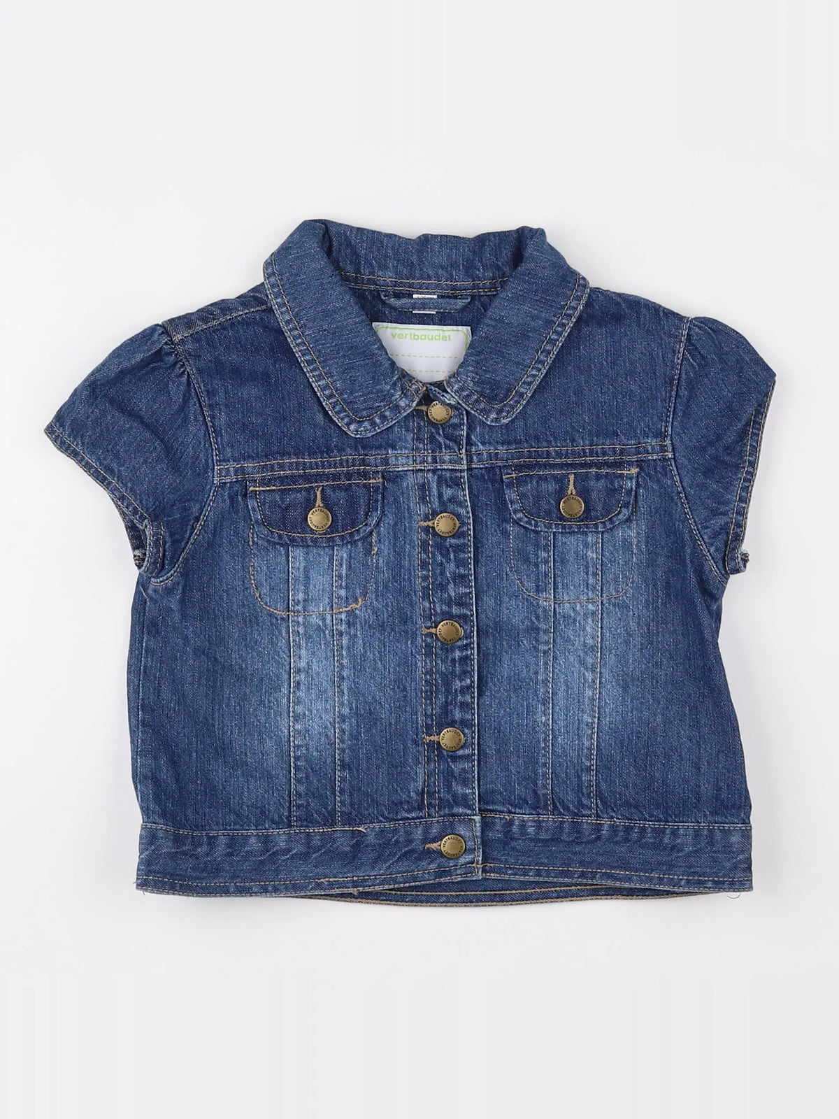 Vertbaudet - veste bleu - 8 ans