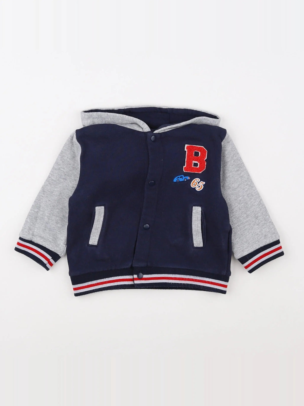 Boutchou - sweat bleu - 12 mois