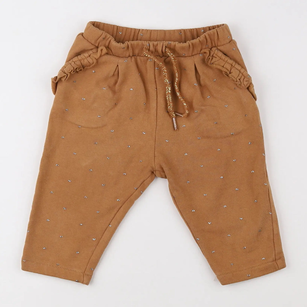 Vertbaudet - pantalon marron - 9 mois